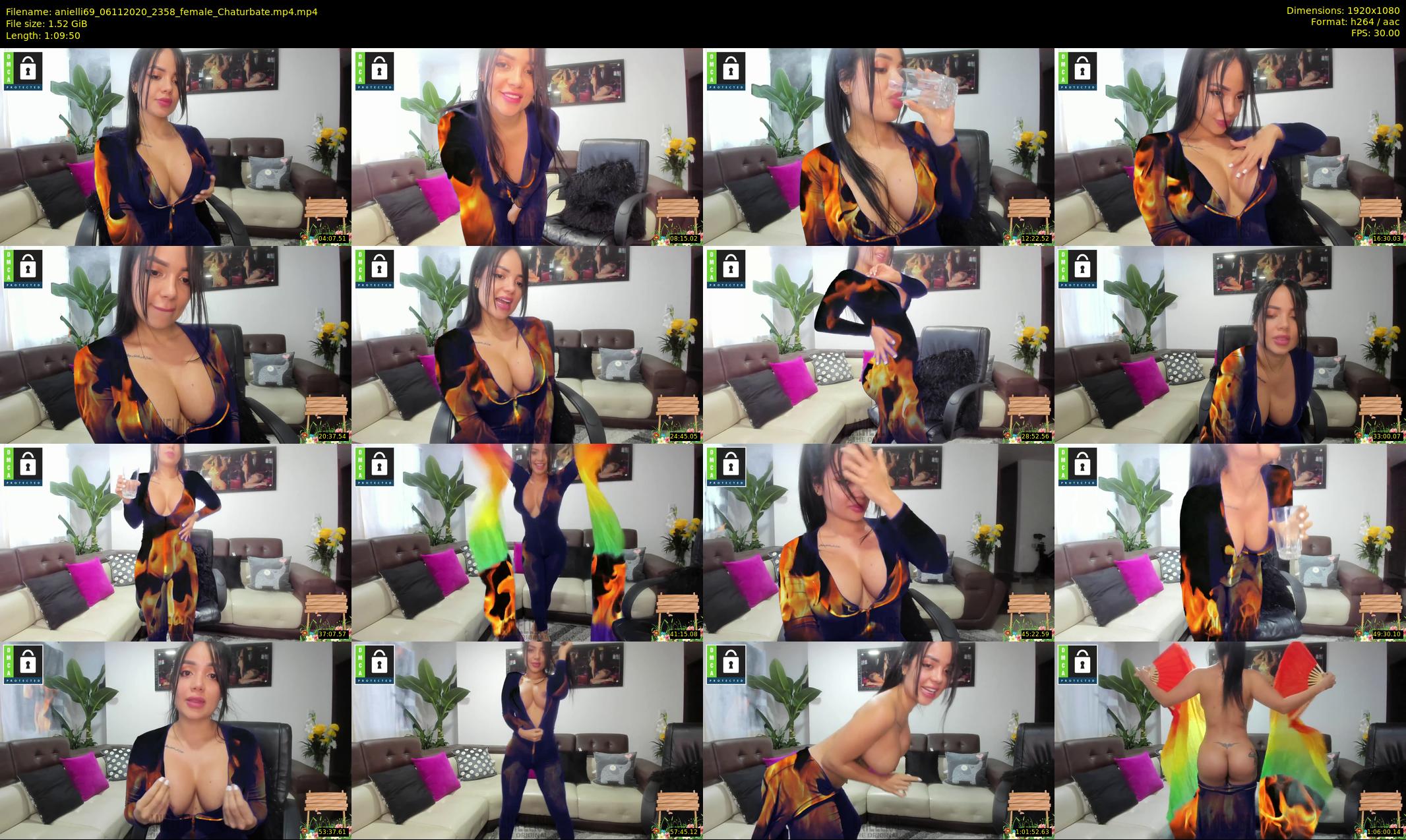 anielli69 — 70 minute Chaturbate female cam show recording, 1080p, Nov 6, 2020