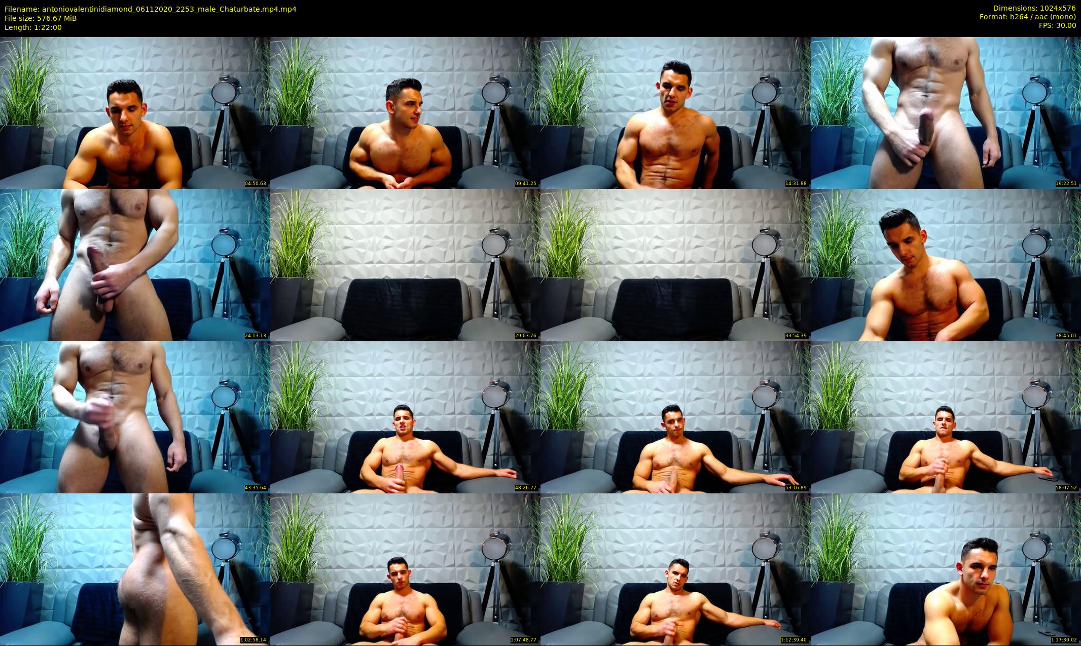 antoniovalentinidiamond — 82 minute Chaturbate male cam show recording, 480p, Nov 6, 2020