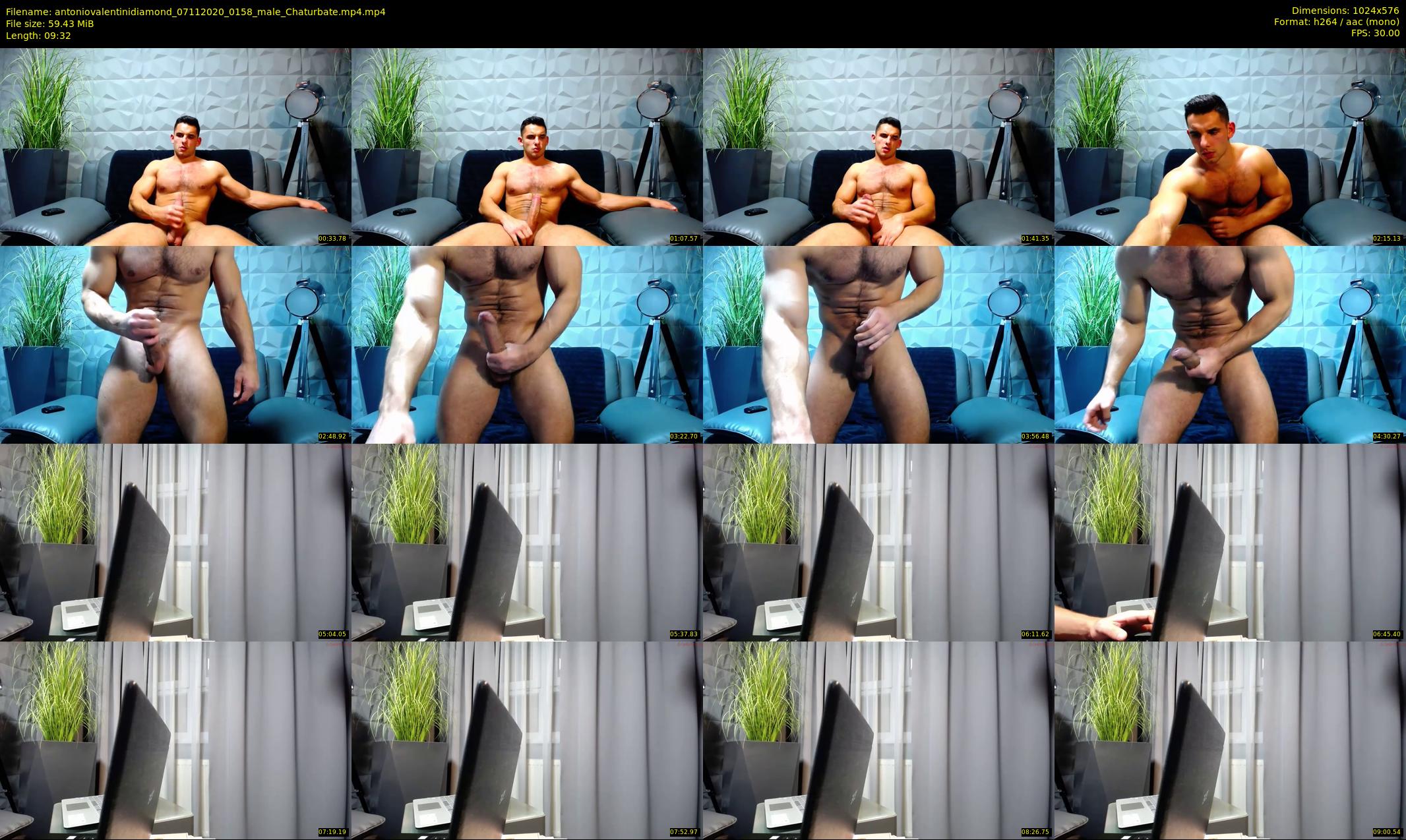antoniovalentinidiamond — 10 minute Chaturbate male cam show recording, 480p, Nov 7, 2020