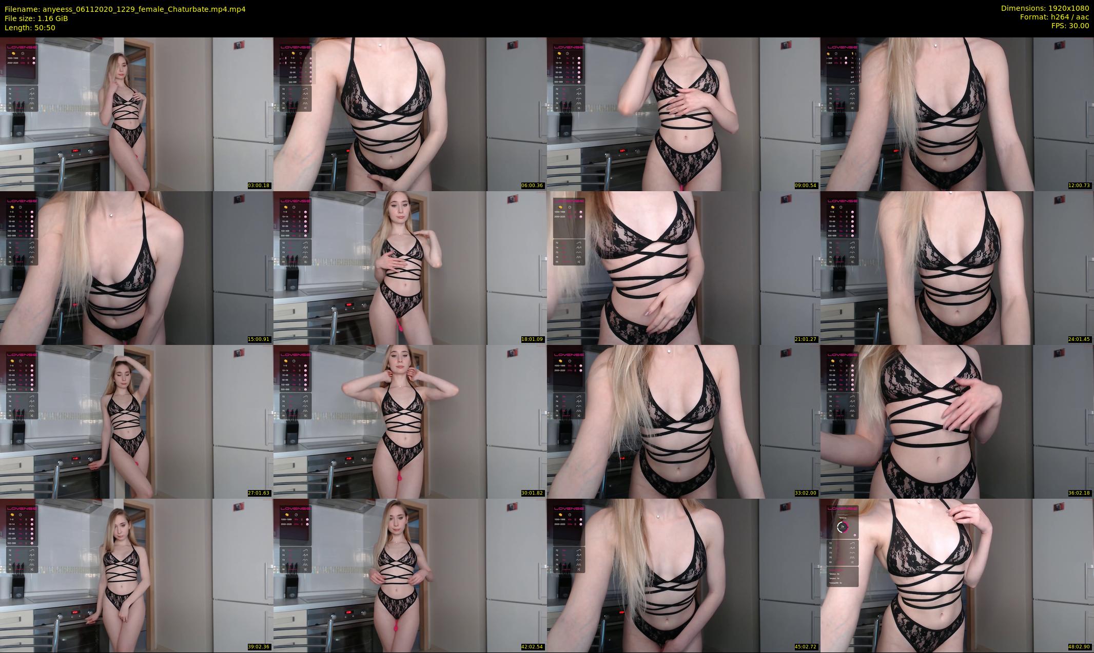 anyeess — 51 minute Chaturbate female cam show recording, 1080p, Nov 6, 2020