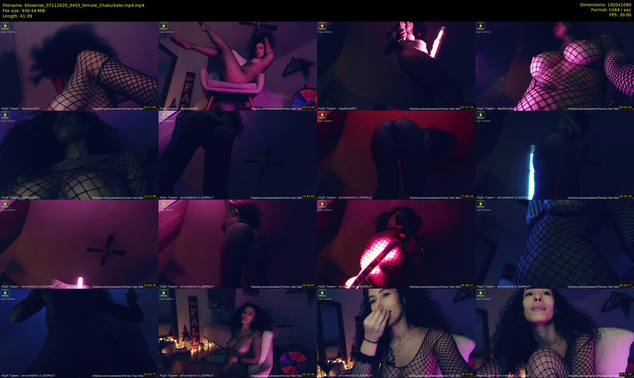 blissense — 42 minute Chaturbate female cam show recording, 1080p, Nov 7, 2020