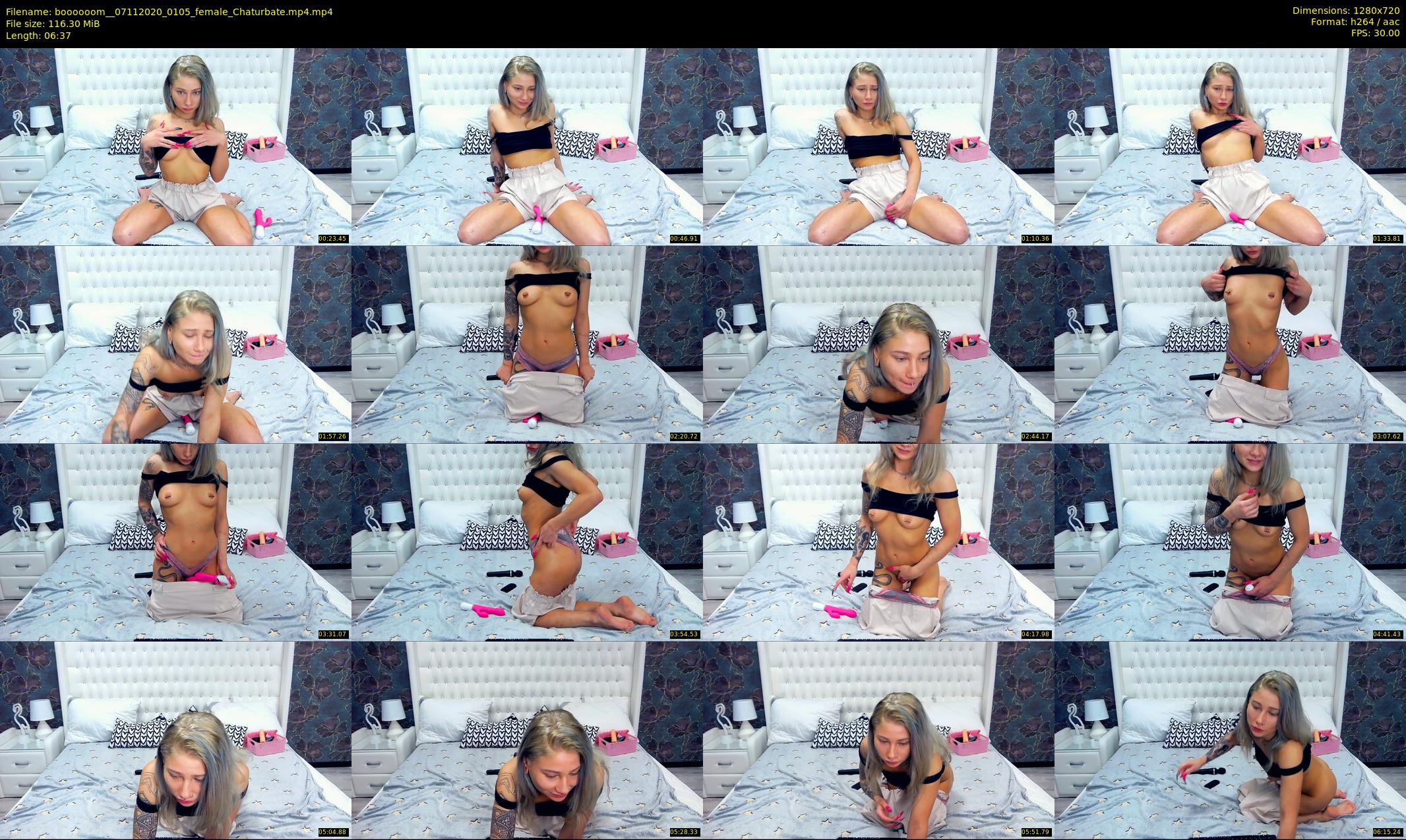 boooooom_ — 7 minute Chaturbate female cam show recording, 720p, Nov 7, 2020