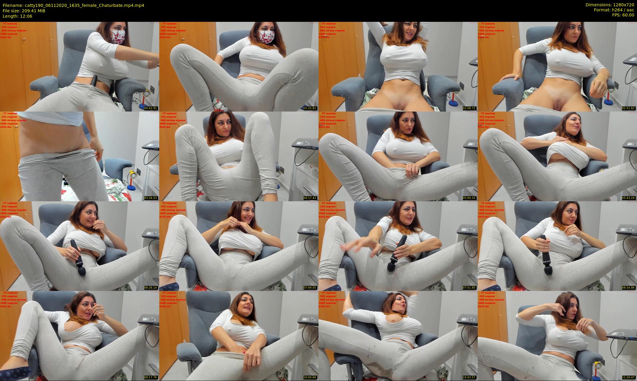 catty190 — 13 minute Chaturbate female cam show recording, 720p, Nov 6, 2020
