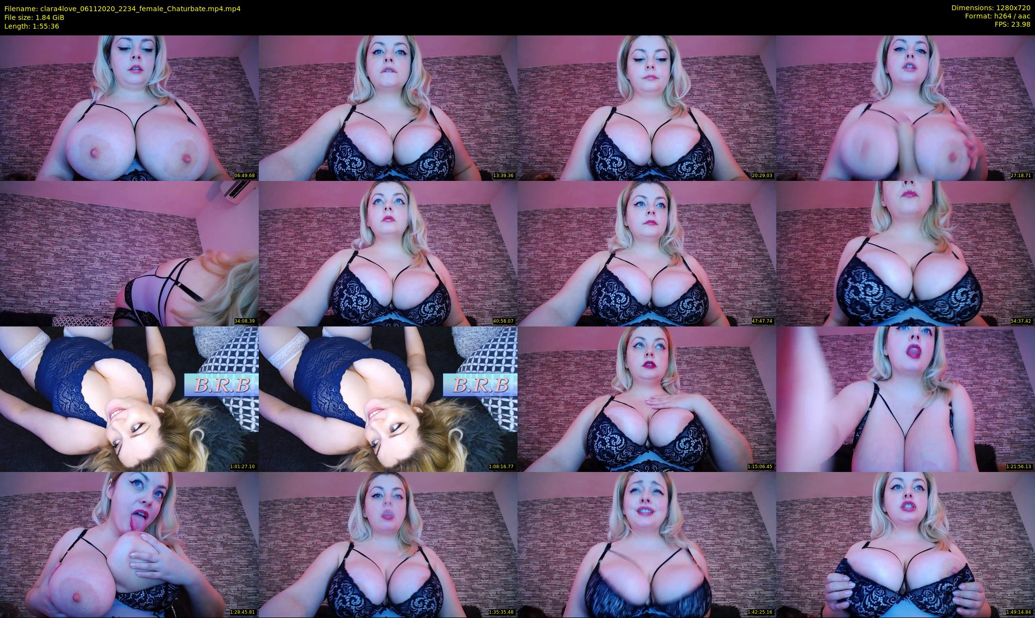 clara4love — 116 minute Chaturbate female cam show recording, 720p, Nov 6, 2020