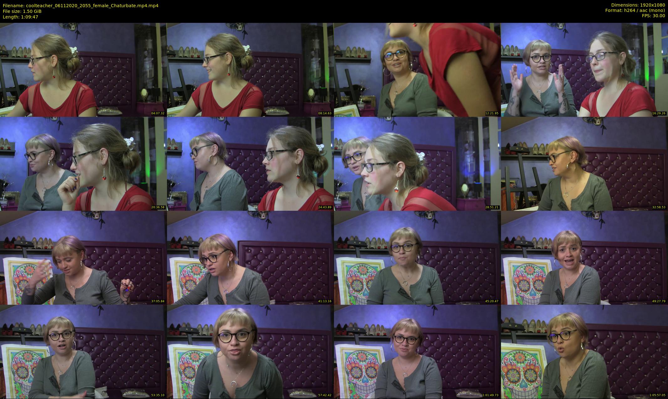 coolteacher — 70 minute Chaturbate female cam show recording, 1080p, Nov 6, 2020