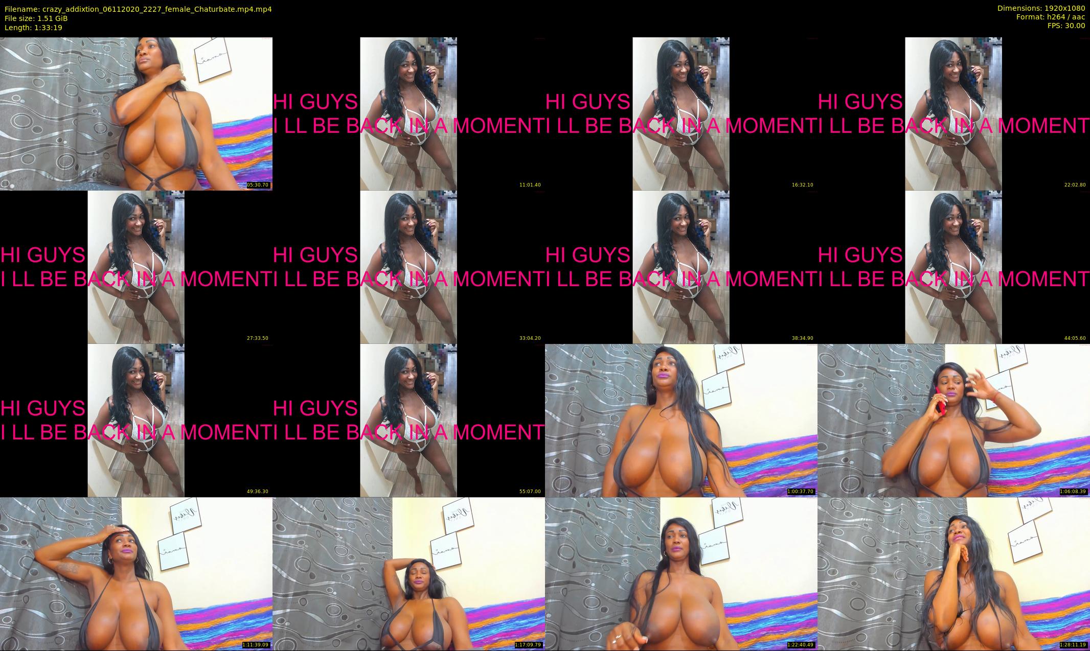 crazy_addixtion — 94 minute Chaturbate female cam show recording, 1080p, Nov 6, 2020