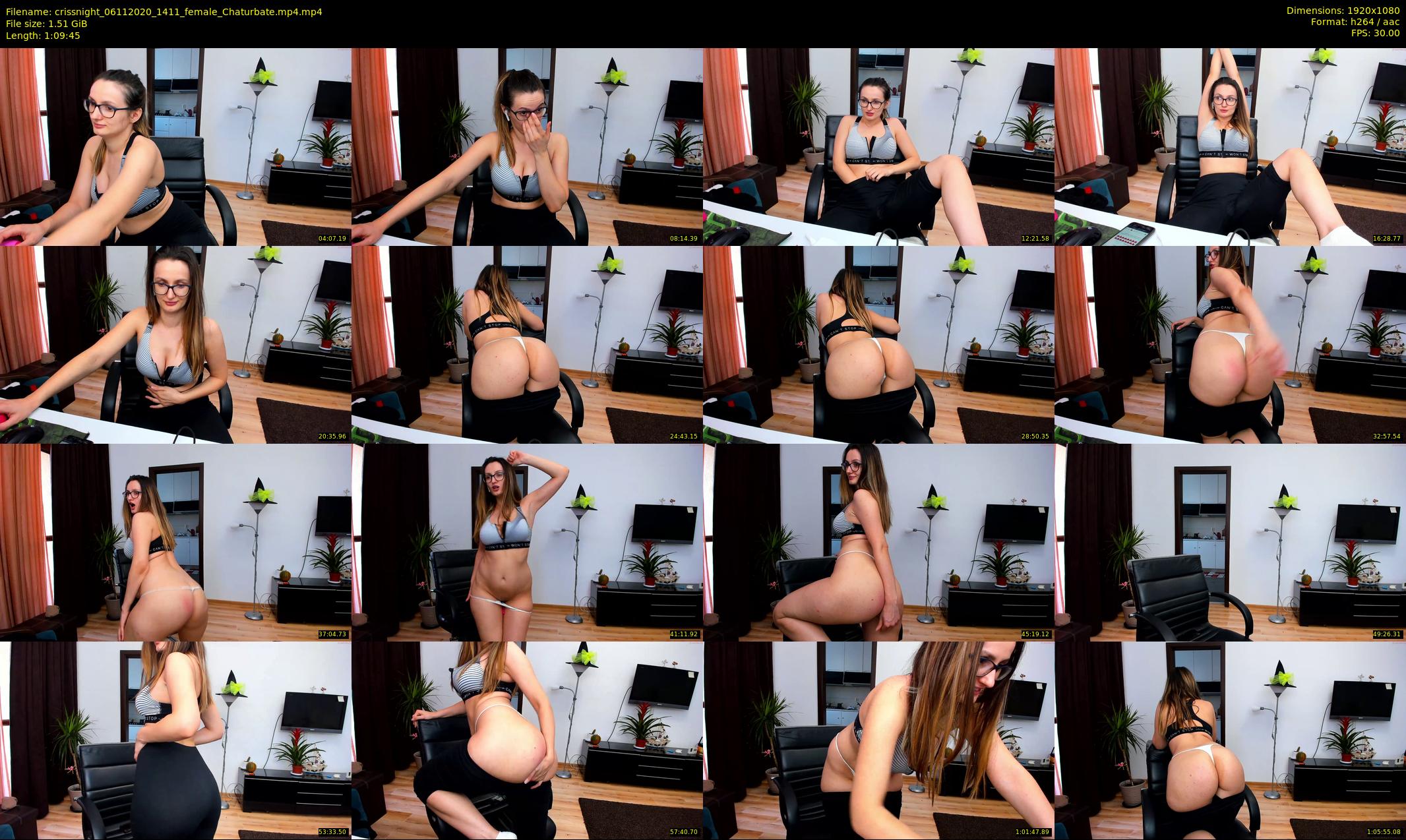 crissnight — 70 minute Chaturbate female cam show recording, 1080p, Nov 6, 2020