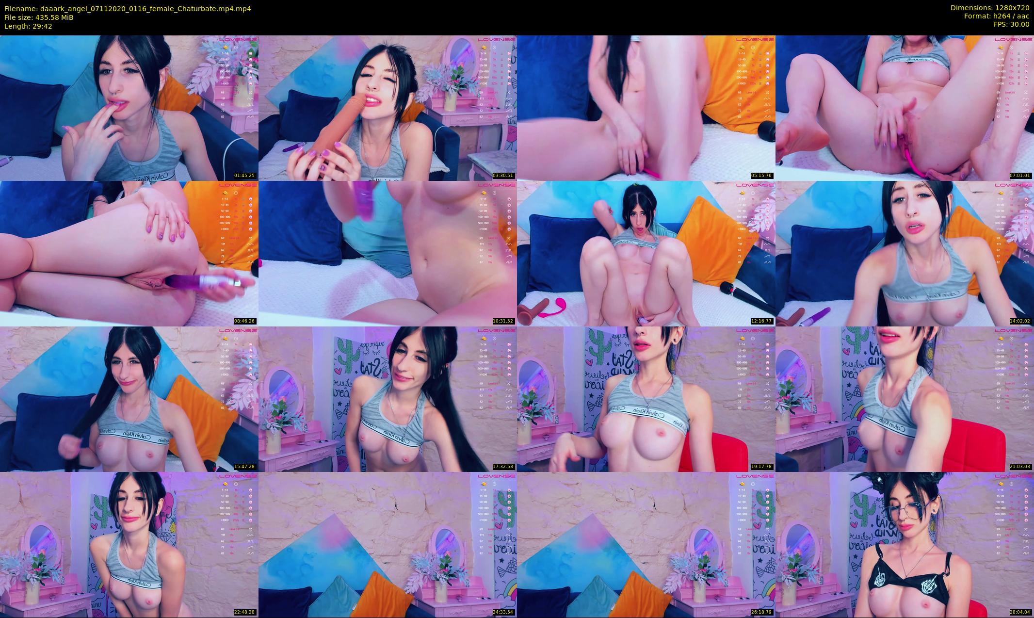 daaark_angel — 30 minute Chaturbate female cam show recording, 720p, Nov 7, 2020