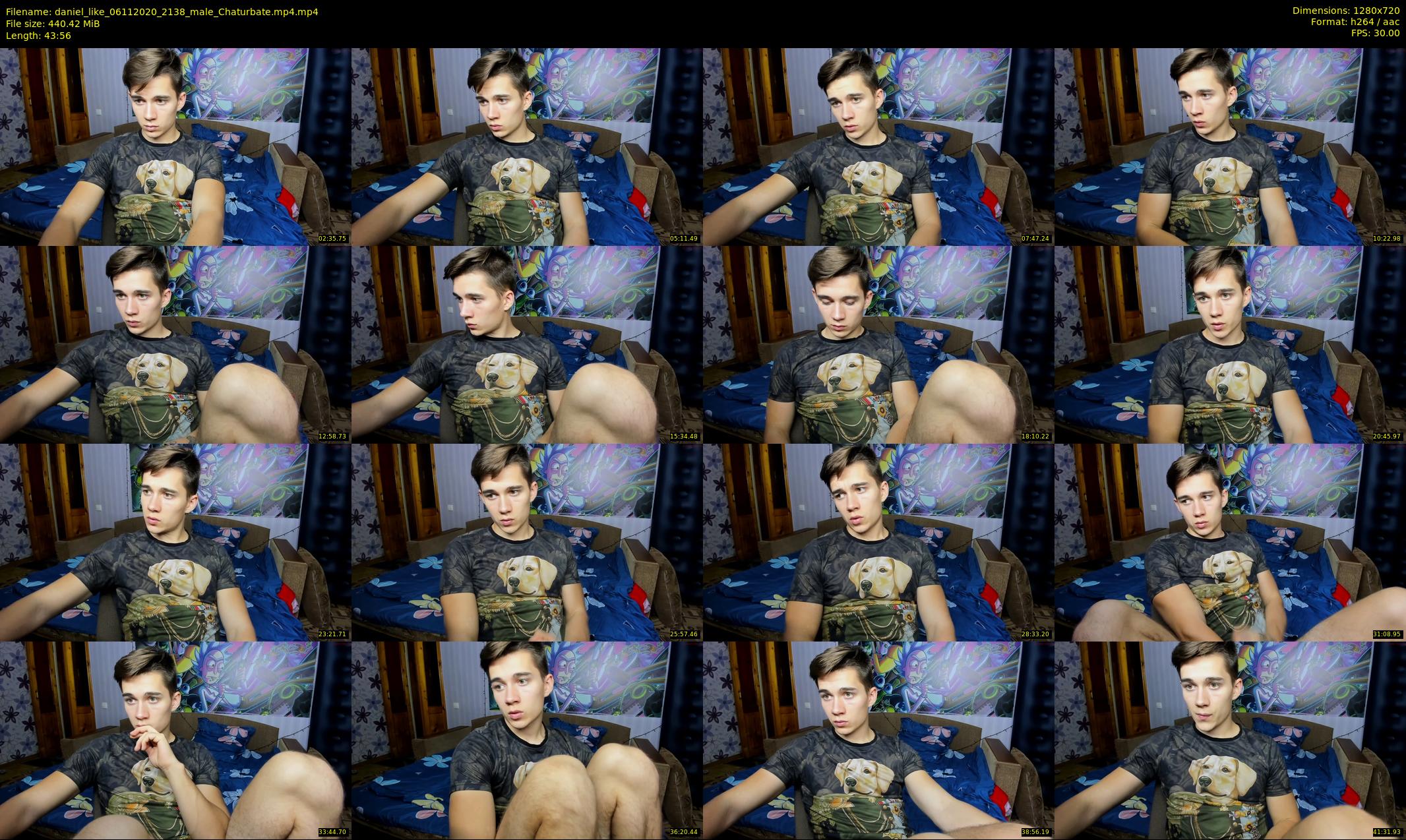 daniel_like — 44 minute Chaturbate male cam show recording, 720p, Nov 6, 2020