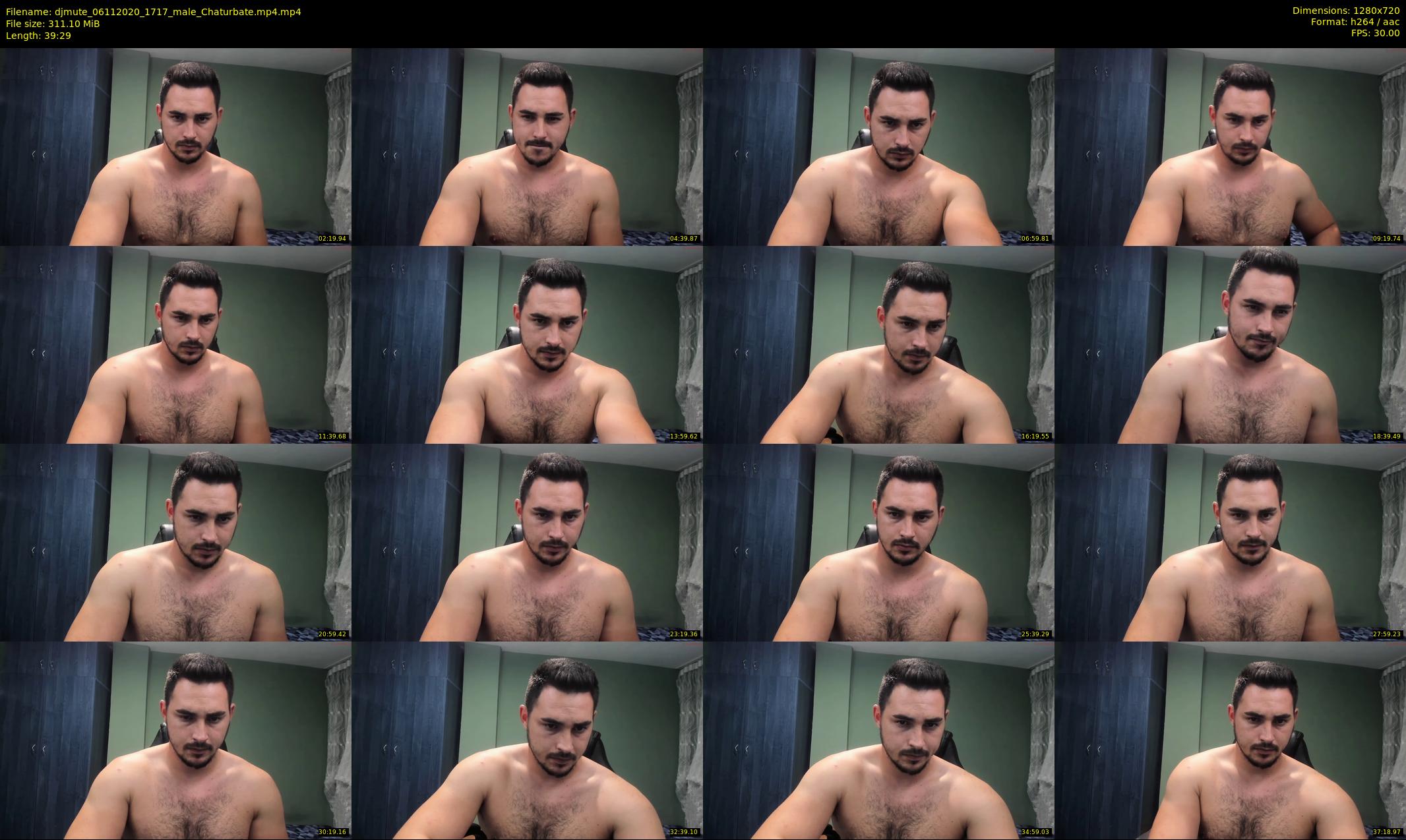 djmute — 40 minute Chaturbate male cam show recording, 720p, Nov 6, 2020