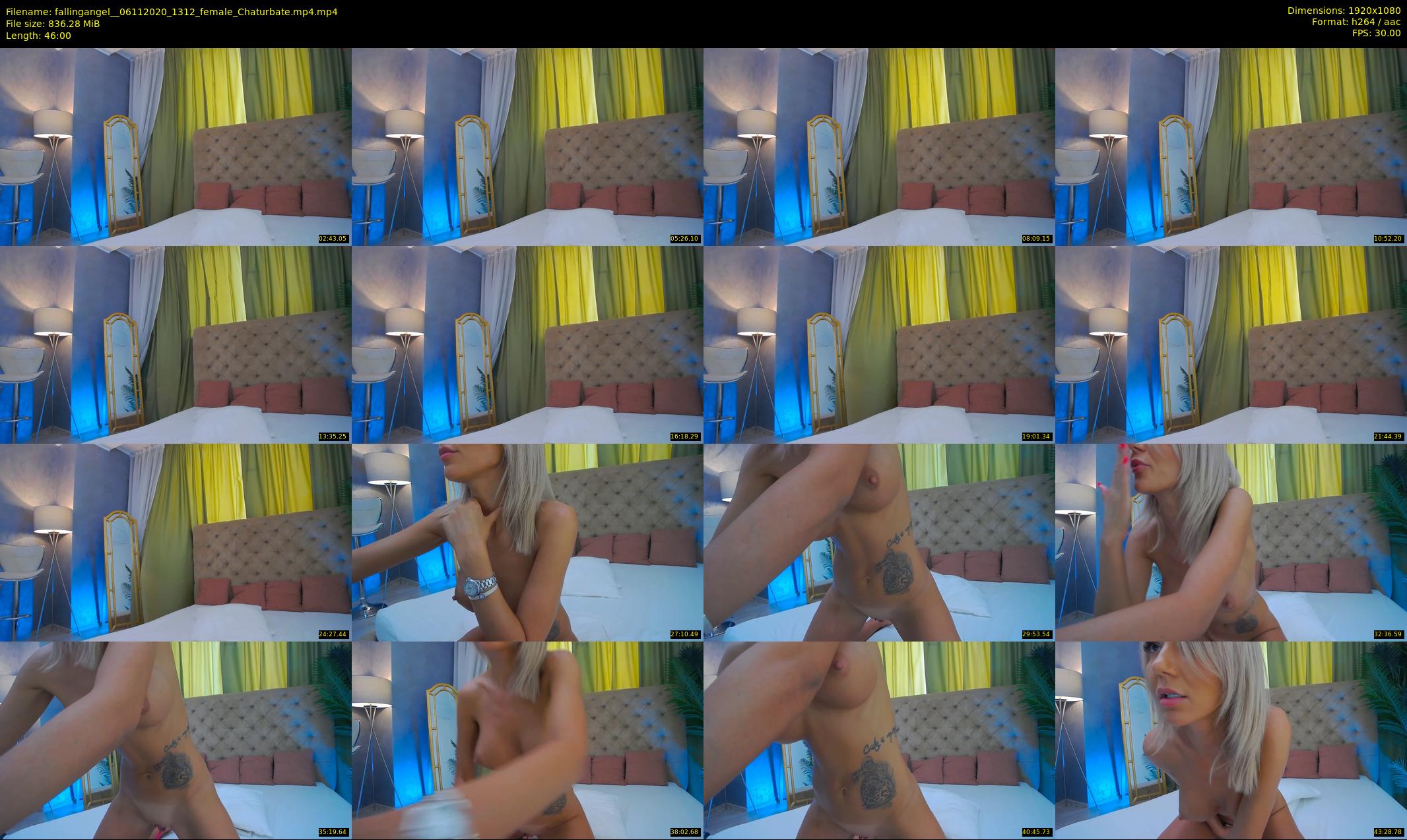 fallingangel_ — 46 minute Chaturbate female cam show recording, 1080p, Nov 6, 2020