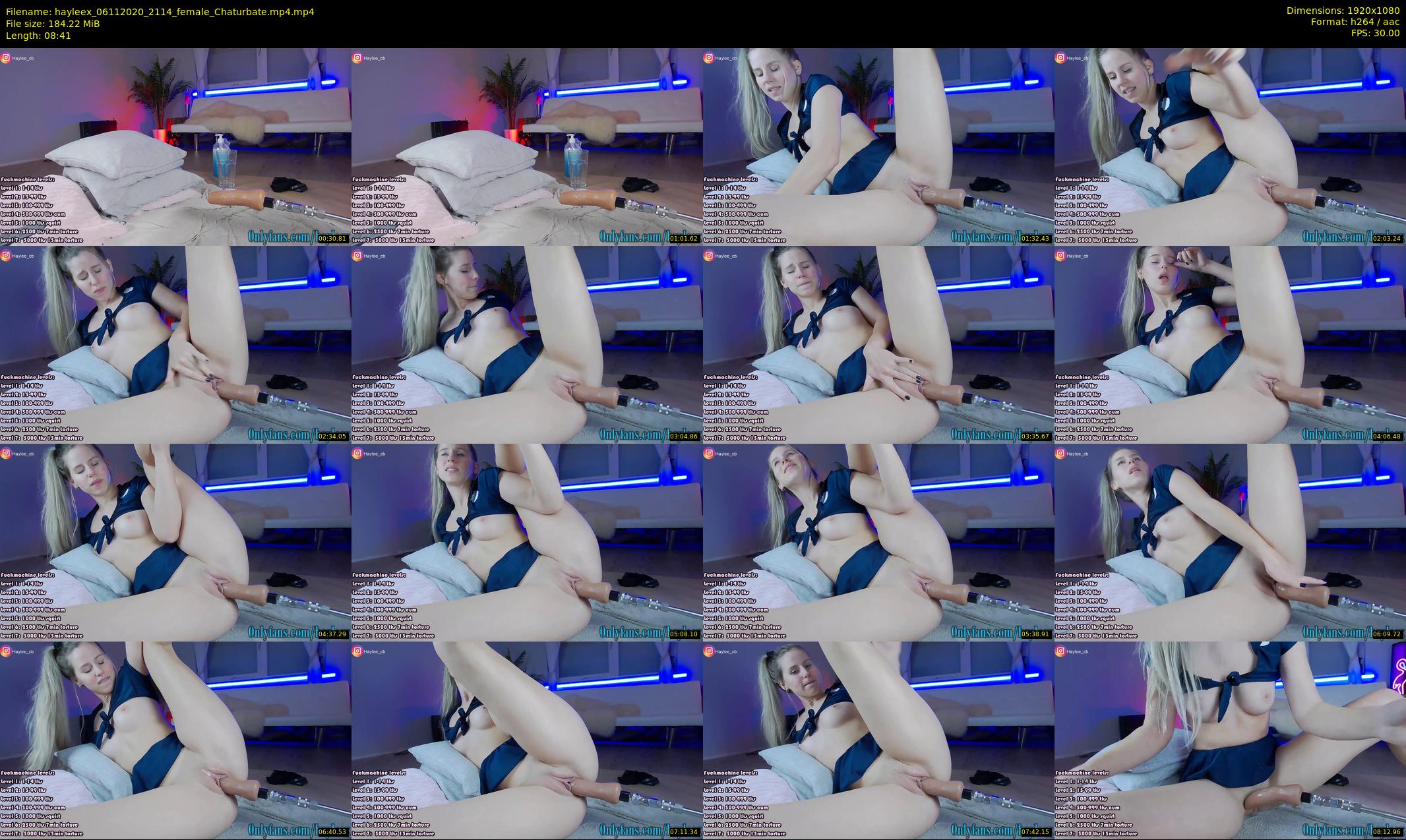 hayleex — 9 minute Chaturbate female cam show recording, 1080p, Nov 6, 2020