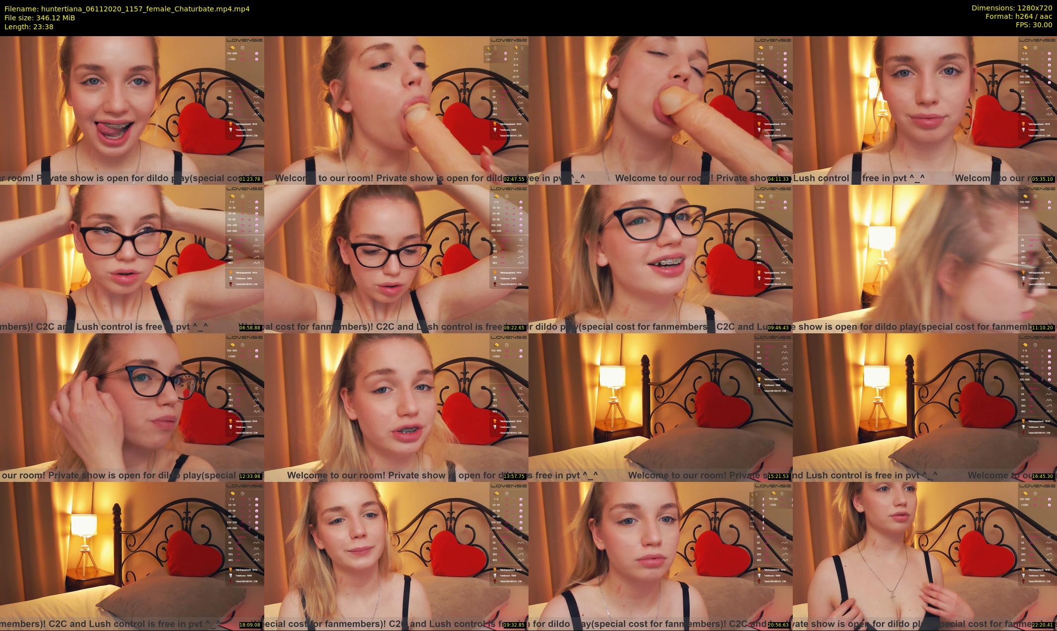 huntertiana — 24 minute Chaturbate female cam show recording, 720p, Nov 6, 2020