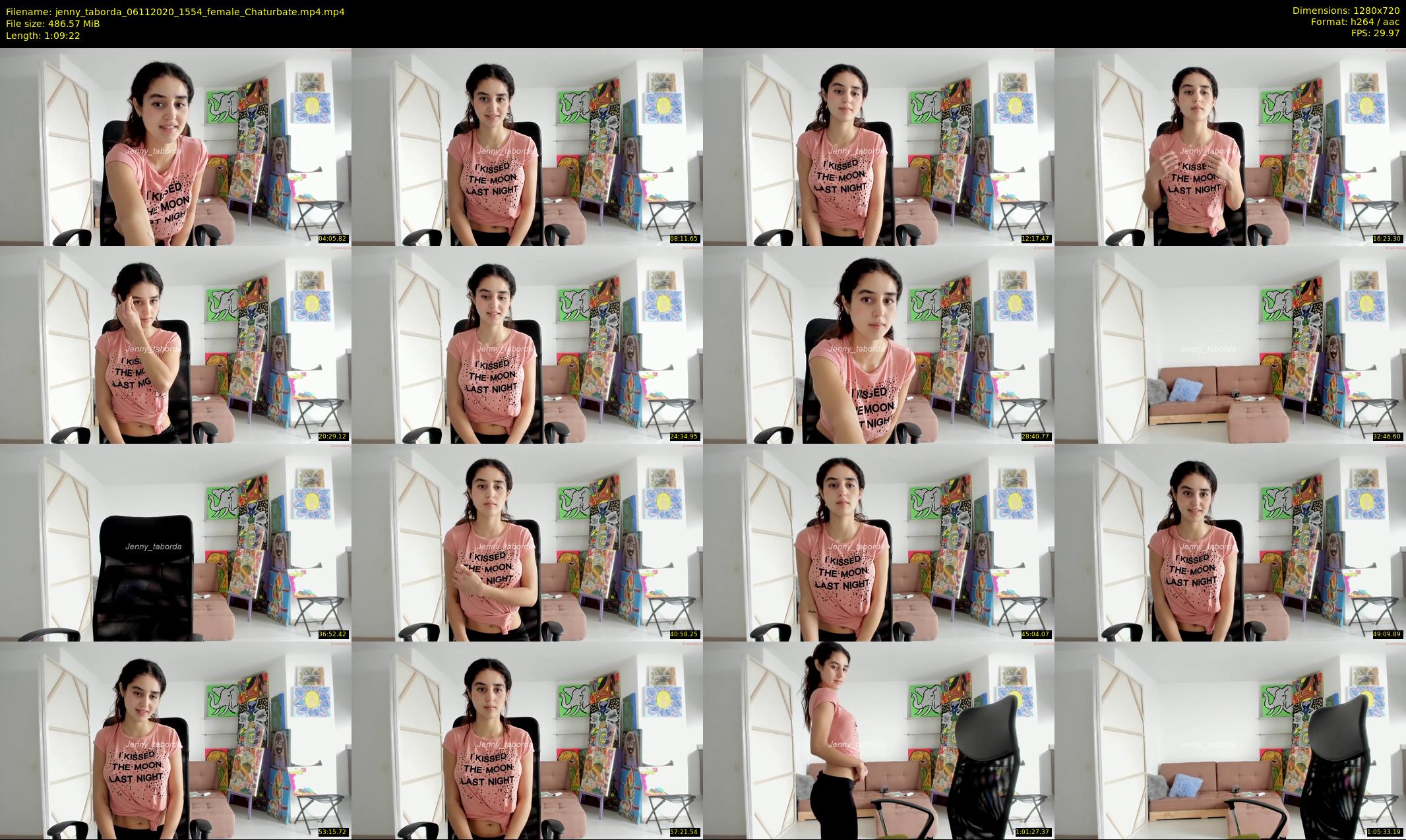 jenny_taborda — 70 minute Chaturbate female cam show recording, 720p, Nov 6, 2020