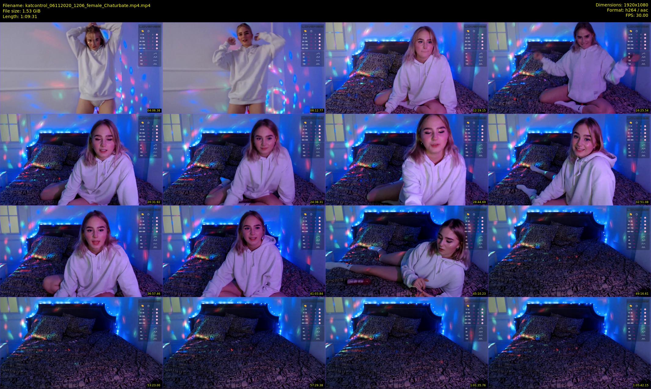 katcontrol — 70 minute Chaturbate female cam show recording, 1080p, Nov 6, 2020
