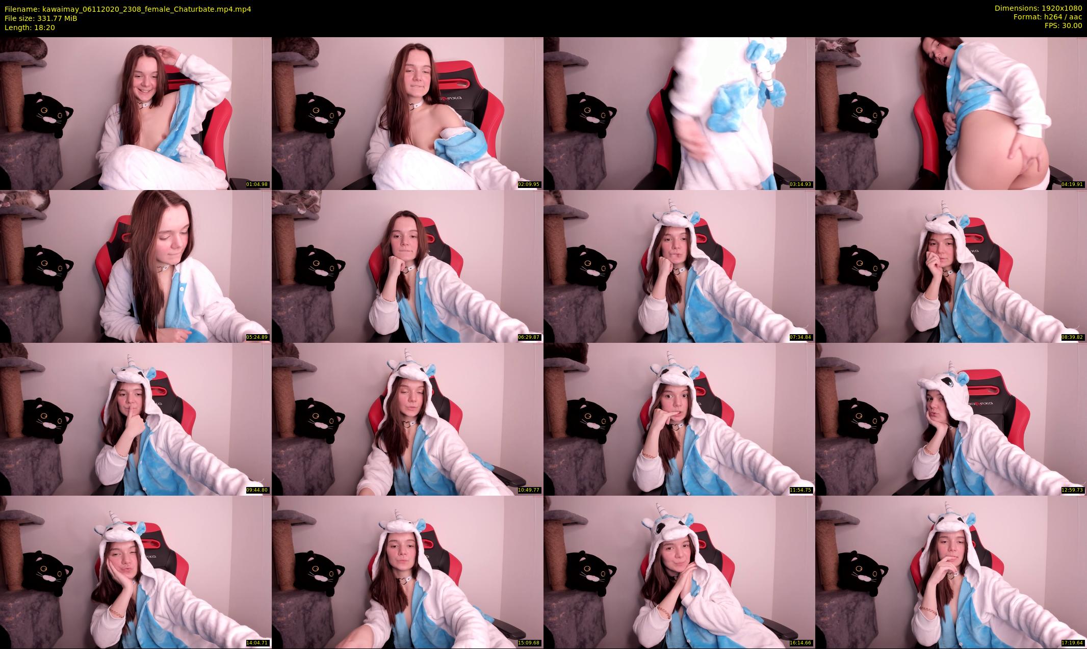 kawaimay — 19 minute Chaturbate female cam show recording, 1080p, Nov 6, 2020