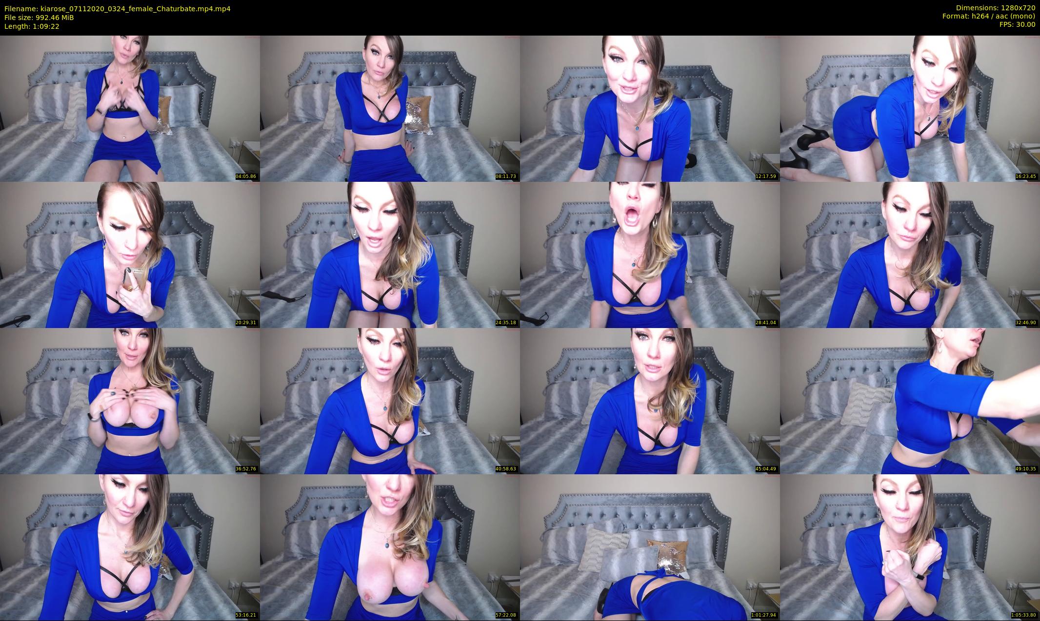 kiarose — 70 minute Chaturbate female cam show recording, 720p, Nov 7, 2020