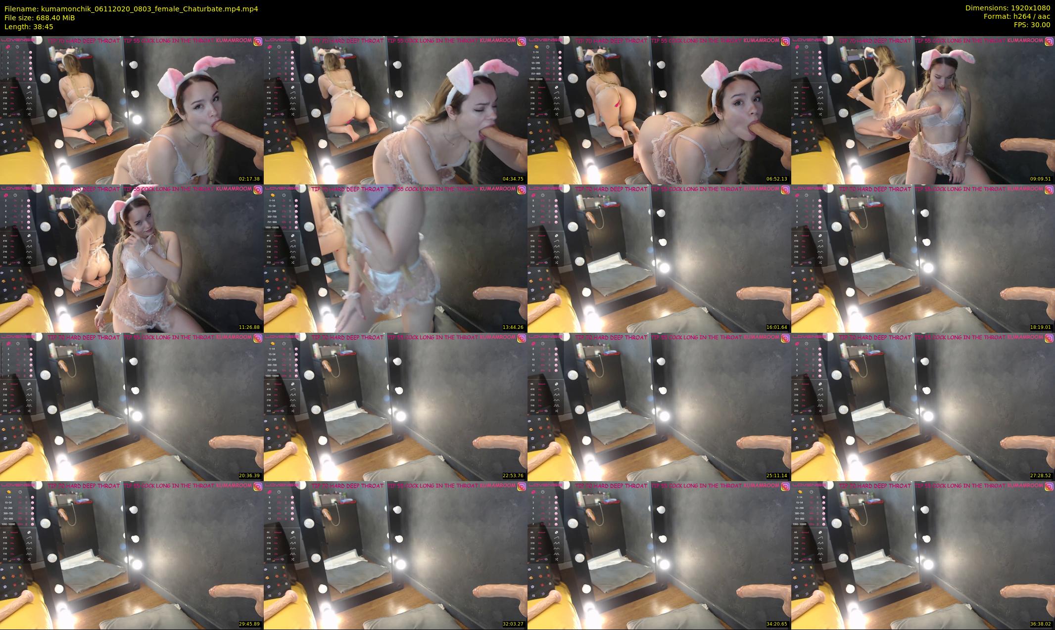 kumamonchik — 39 minute Chaturbate couple cam show recording, 1080p, Nov 6, 2020