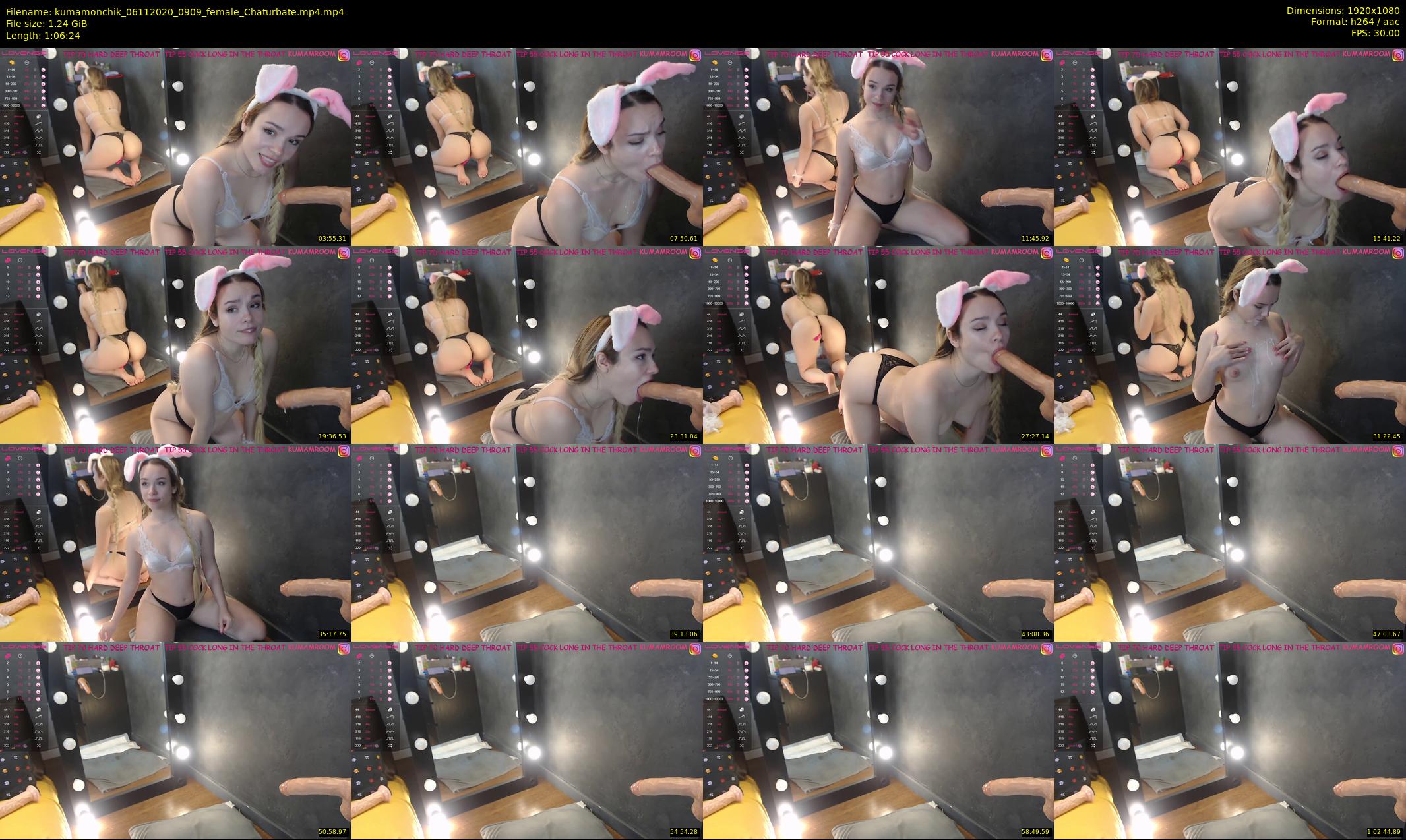 kumamonchik — 67 minute Chaturbate couple cam show recording, 1080p, Nov 6, 2020