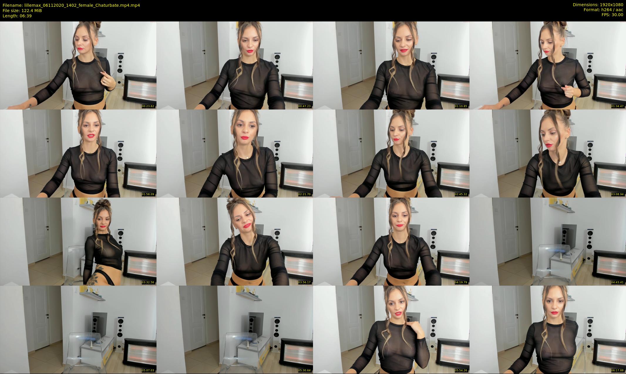lillemax — 7 minute Chaturbate female cam show recording, 1080p, Nov 6, 2020
