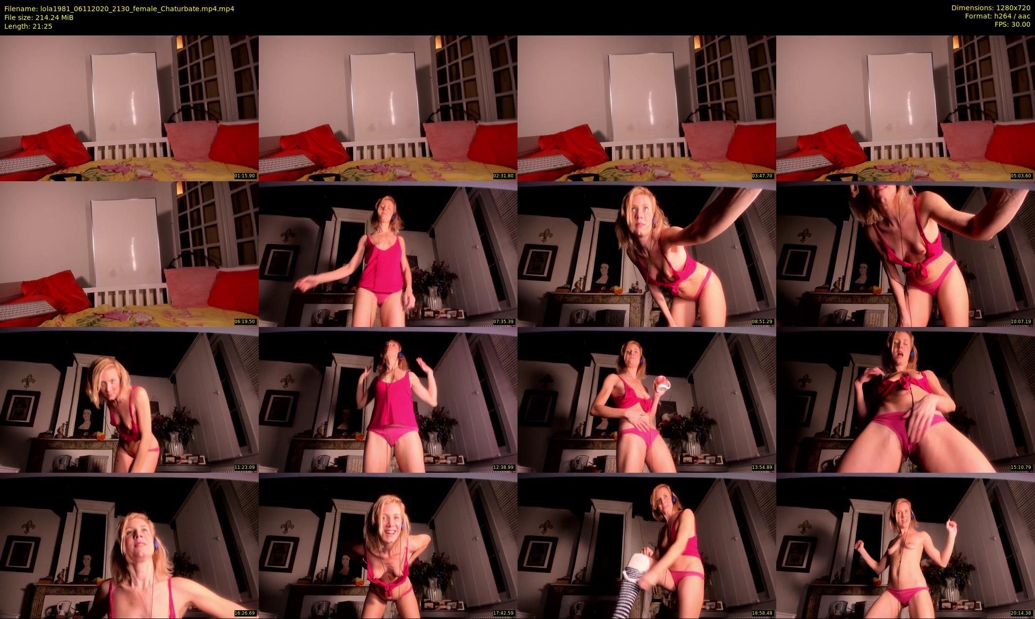 lola1981 — 22 minute Chaturbate female cam show recording, 720p, Nov 6, 2020