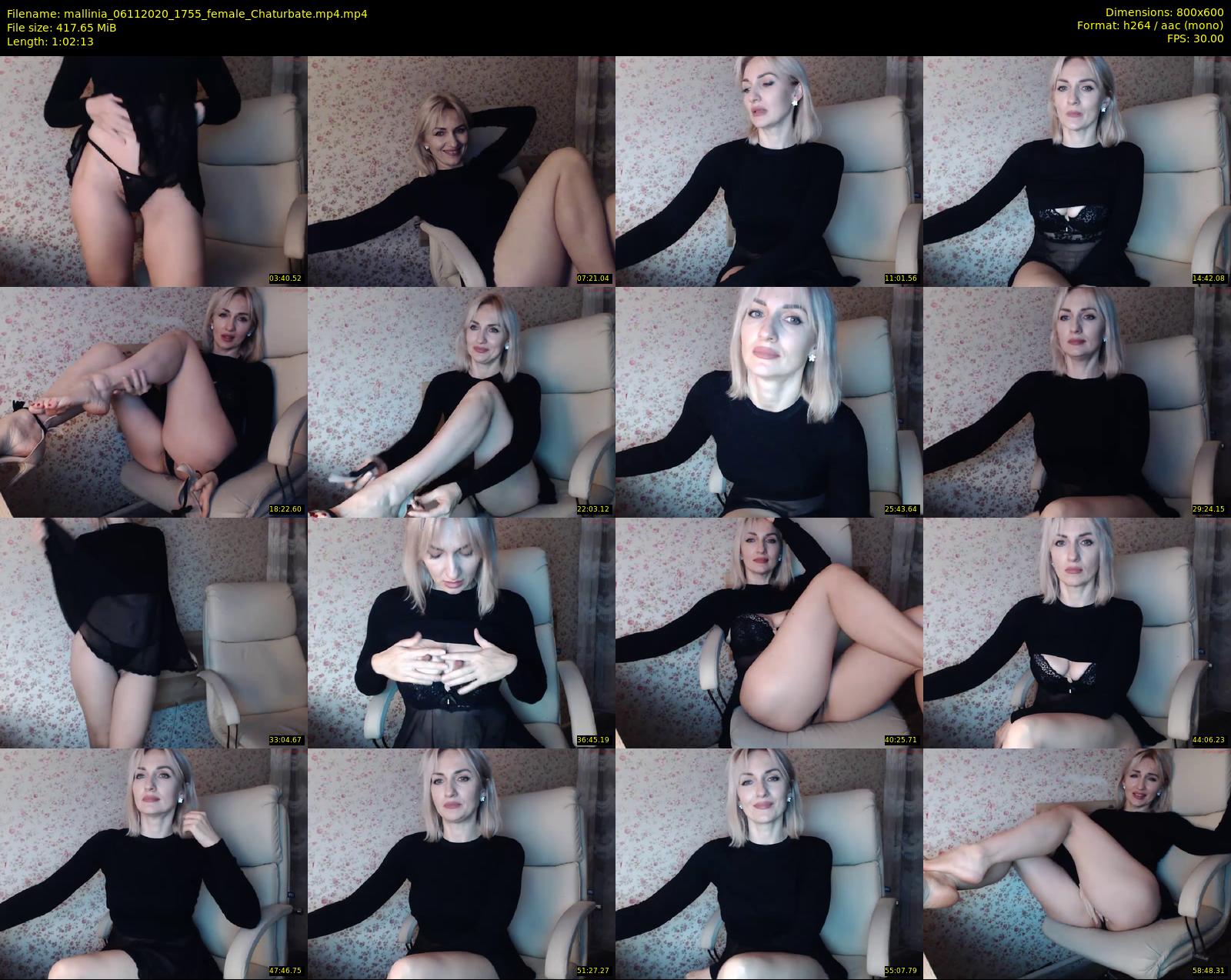 mallinia — 63 minute Chaturbate female cam show recording, 480p, Nov 6, 2020