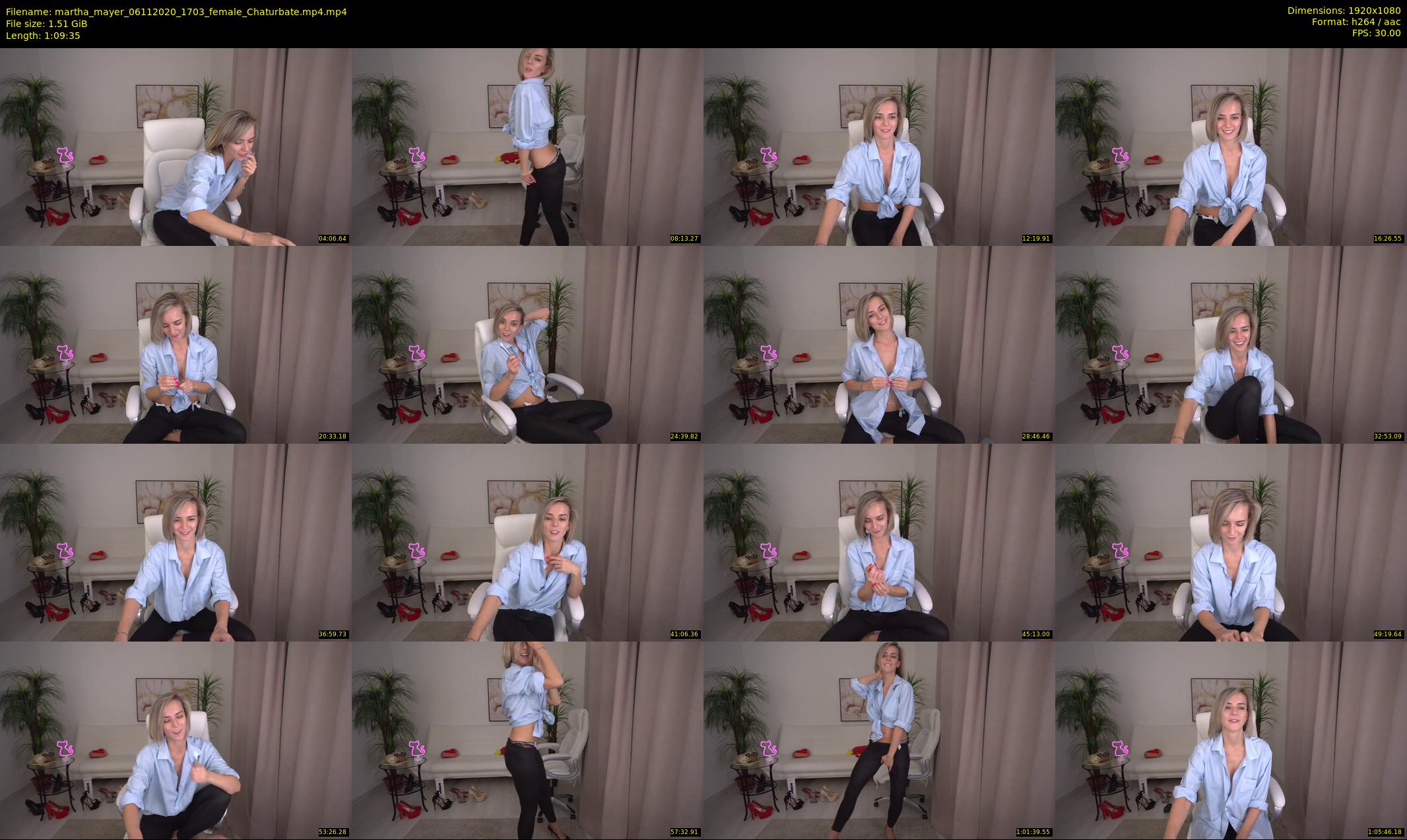 martha_mayer — 70 minute Chaturbate female cam show recording, 1080p, Nov 6, 2020