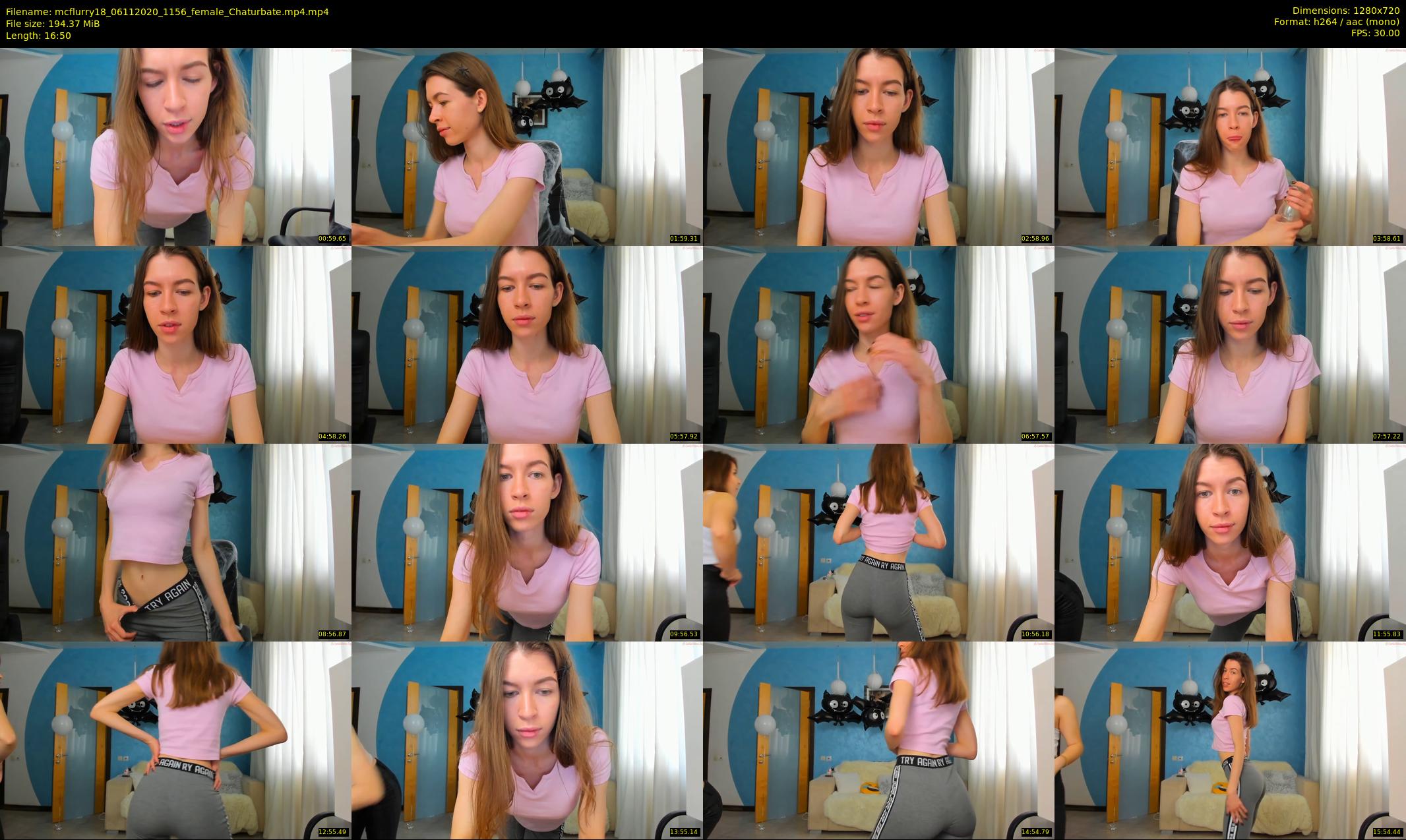mcflurry18 — 17 minute Chaturbate female cam show recording, 720p, Nov 6, 2020