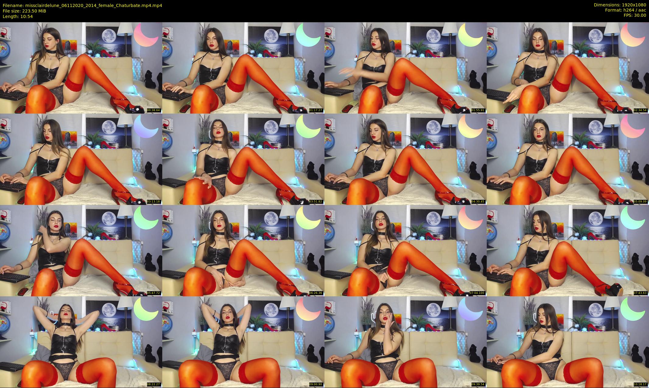 missclairdelune — 11 minute Chaturbate female cam show recording, 1080p, Nov 6, 2020
