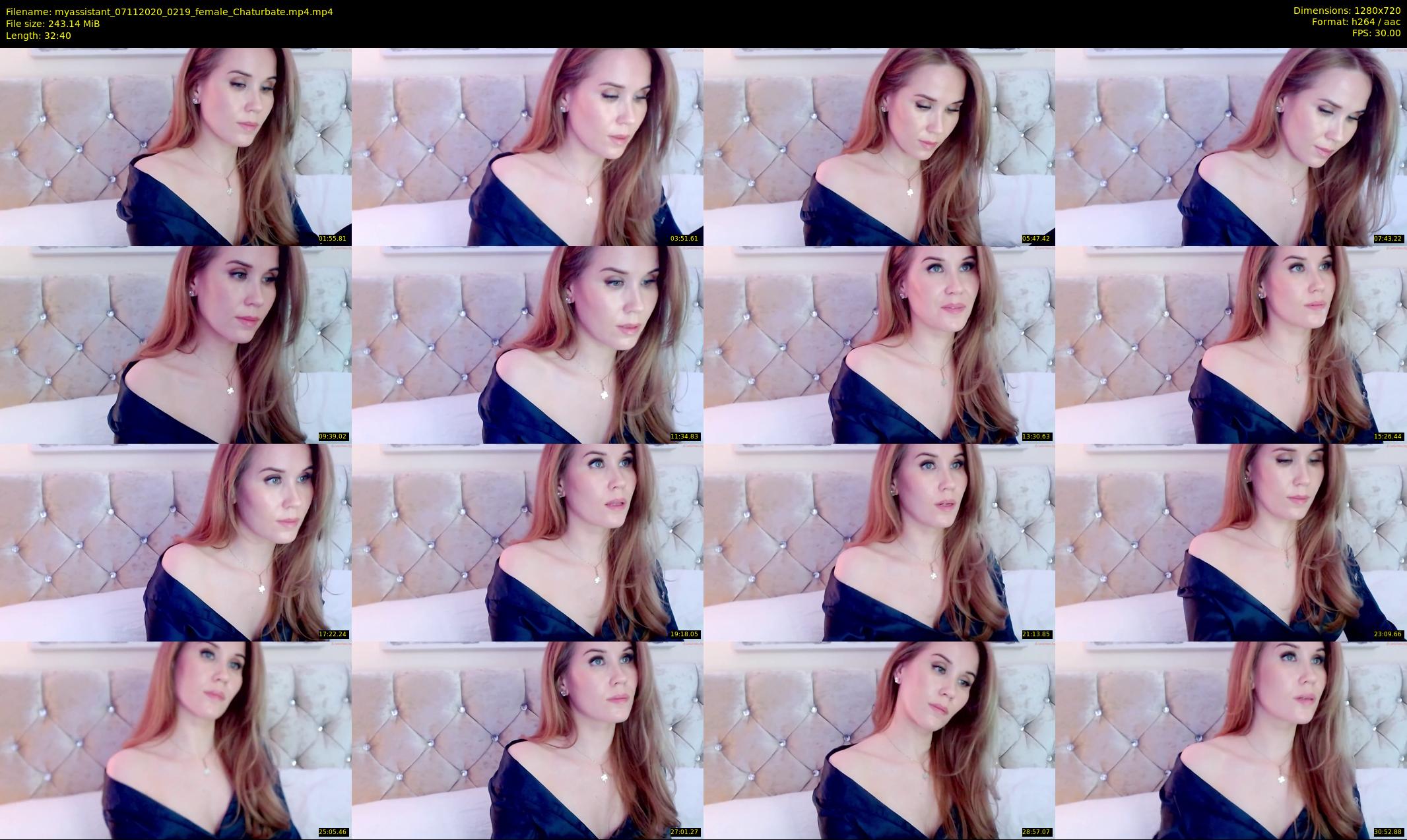 myassistant — 33 minute Chaturbate female cam show recording, 720p, Nov 7, 2020
