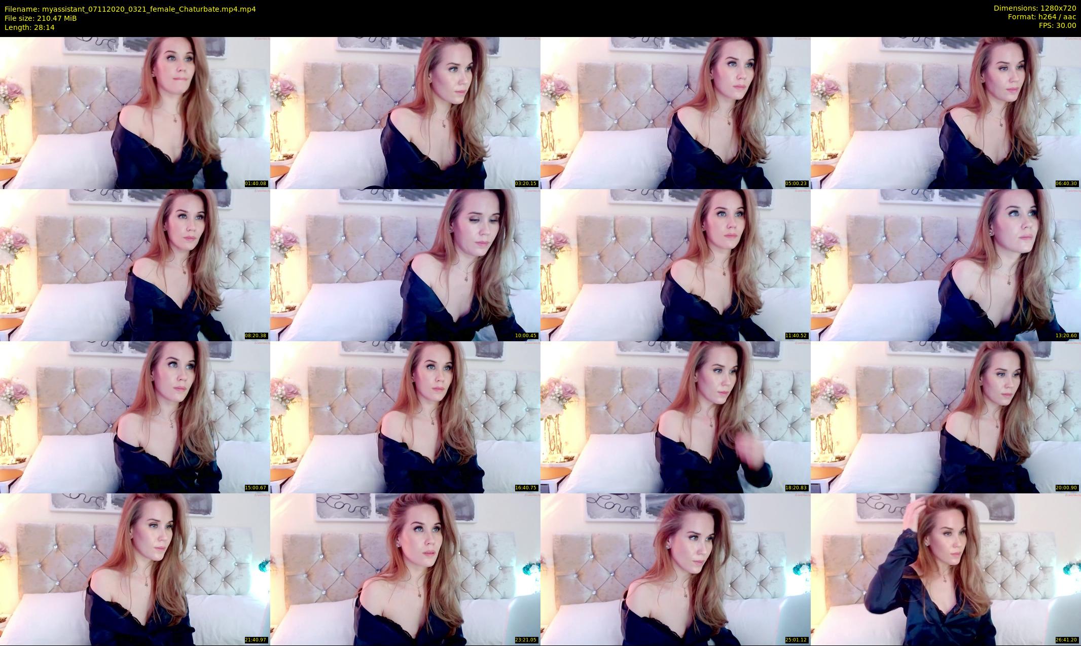 myassistant — 29 minute Chaturbate female cam show recording, 720p, Nov 7, 2020