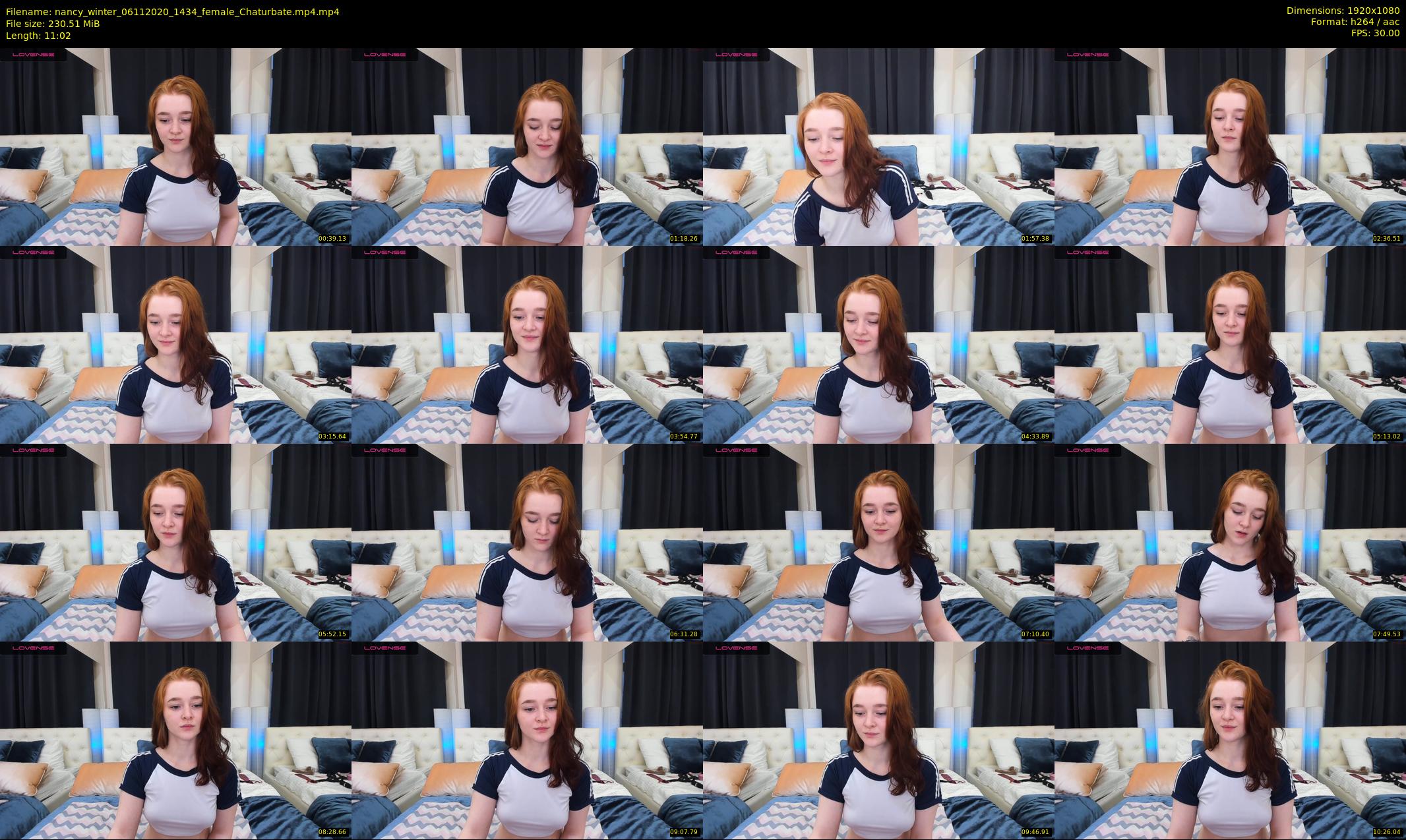 nancy_winter — 12 minute Chaturbate female cam show recording, 1080p, Nov 6, 2020