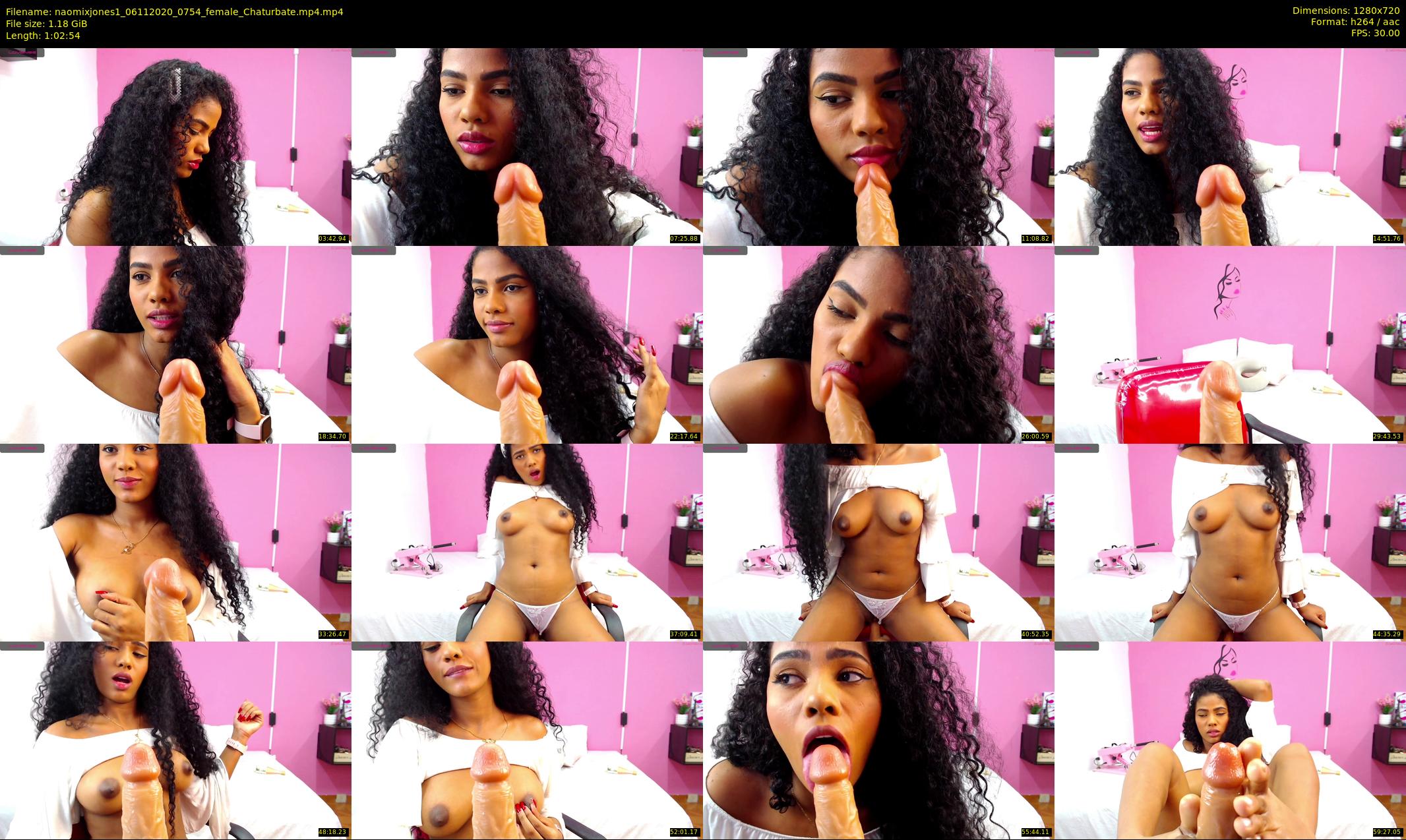 naomixjones1 — 63 minute Chaturbate female cam show recording, 720p, Nov 6, 2020