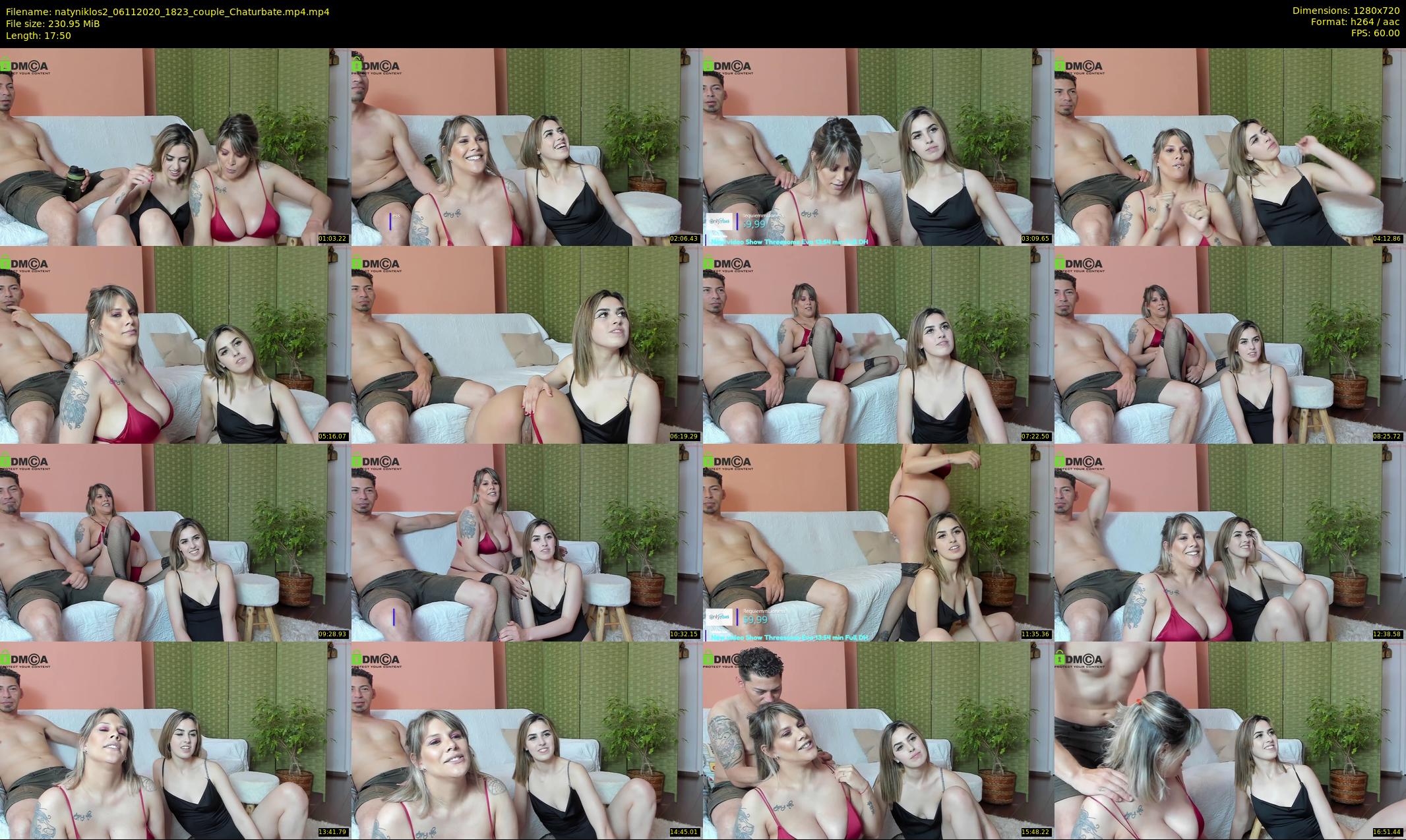 natyniklos2 — 18 minute Chaturbate couple cam show recording, 720p, Nov 6, 2020