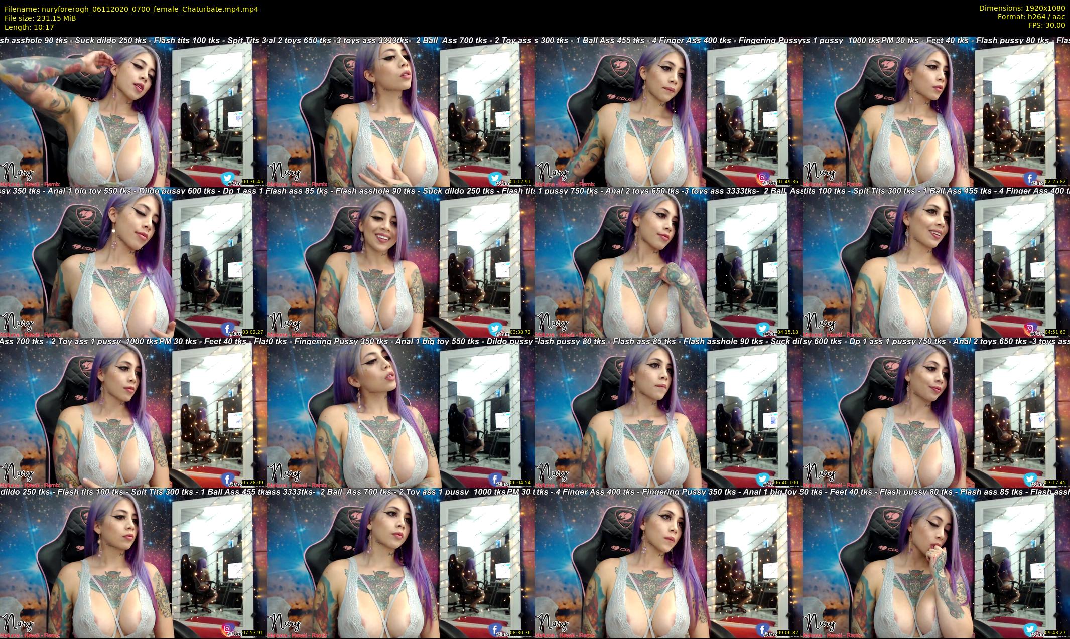 nuryforerogh — 11 minute Chaturbate female cam show recording, 1080p, Nov 6, 2020