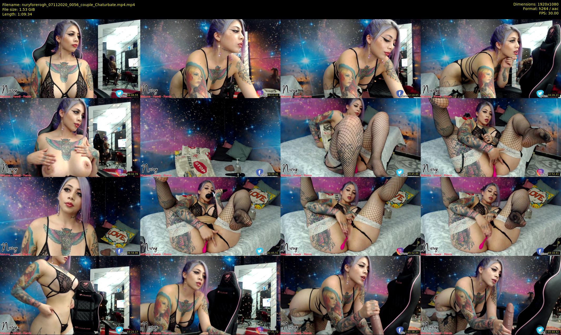 nuryforerogh — 70 minute Chaturbate female cam show recording, 1080p, Nov 7, 2020