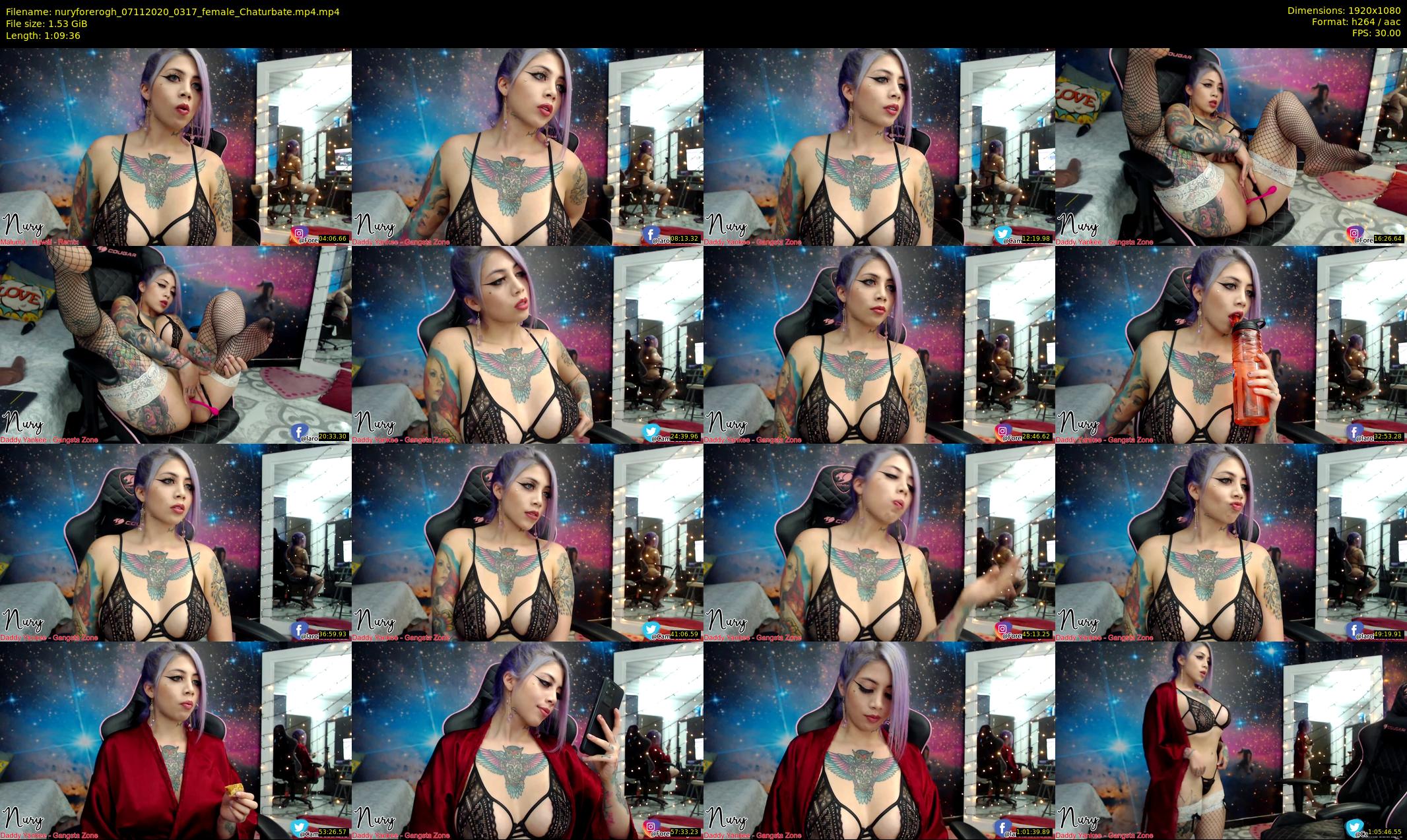 nuryforerogh — 70 minute Chaturbate female cam show recording, 1080p, Nov 7, 2020