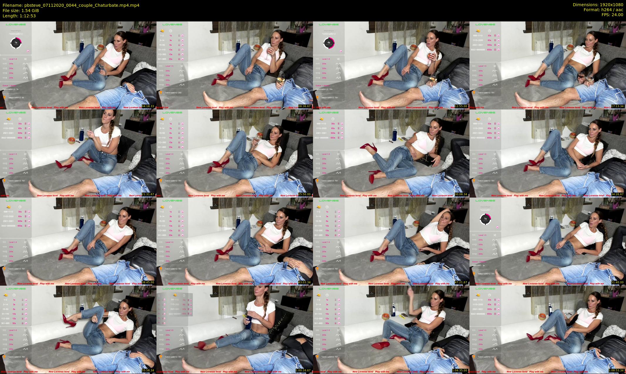 pbsteve — 73 minute Chaturbate couple cam show recording, 1080p, Nov 7, 2020