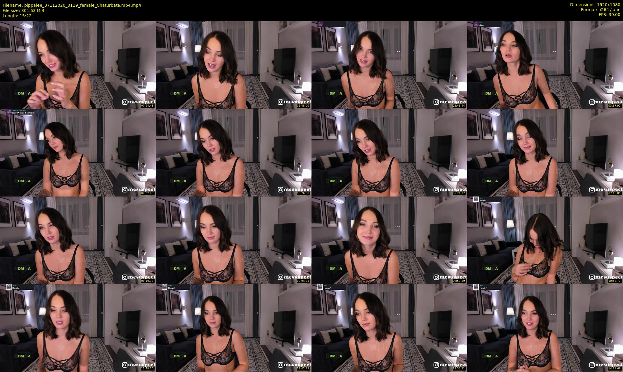 pippalee — 16 minute Chaturbate female cam show recording, 1080p, Nov 7, 2020