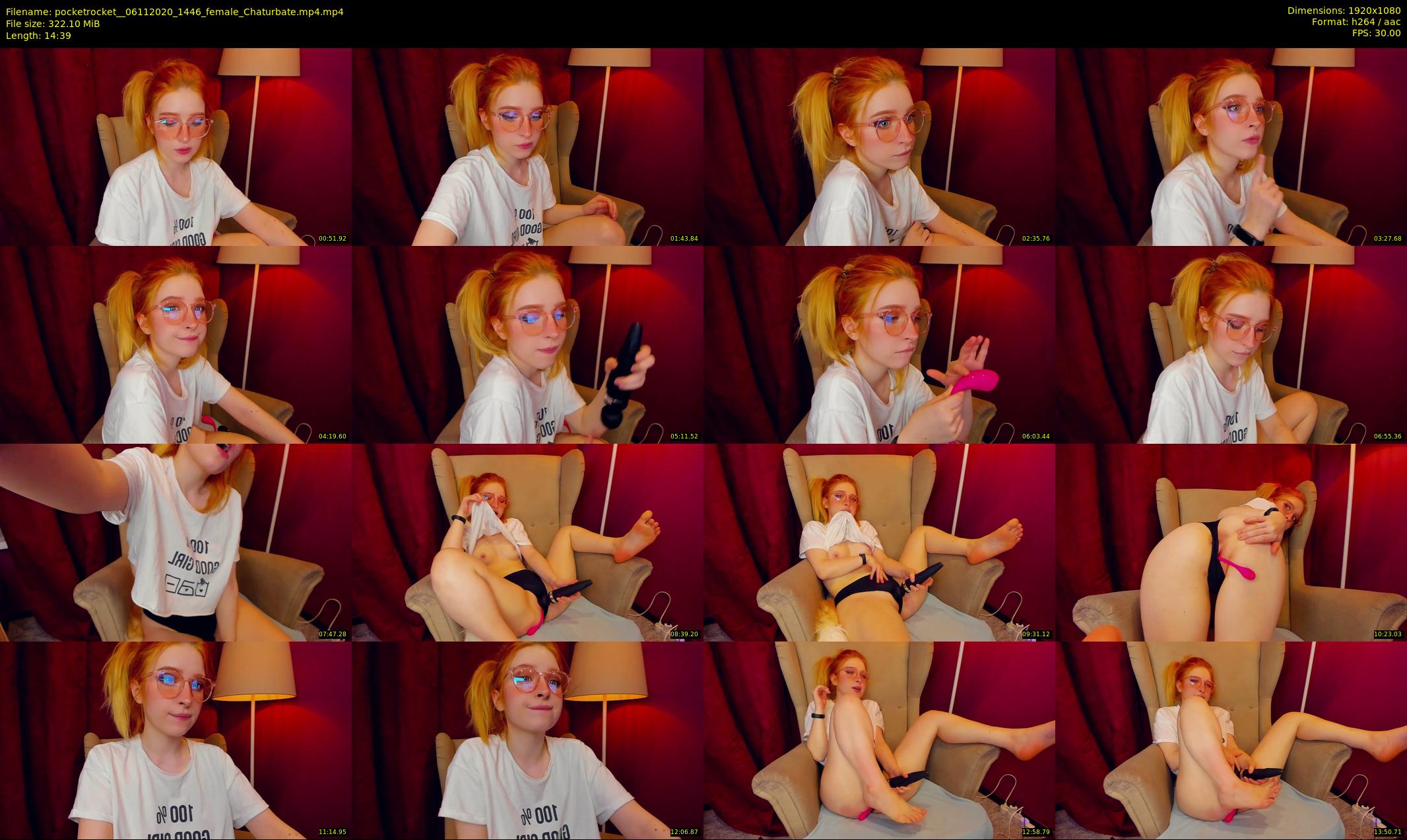 pocketrocket_ — 15 minute Chaturbate female cam show recording, 1080p, Nov 6, 2020
