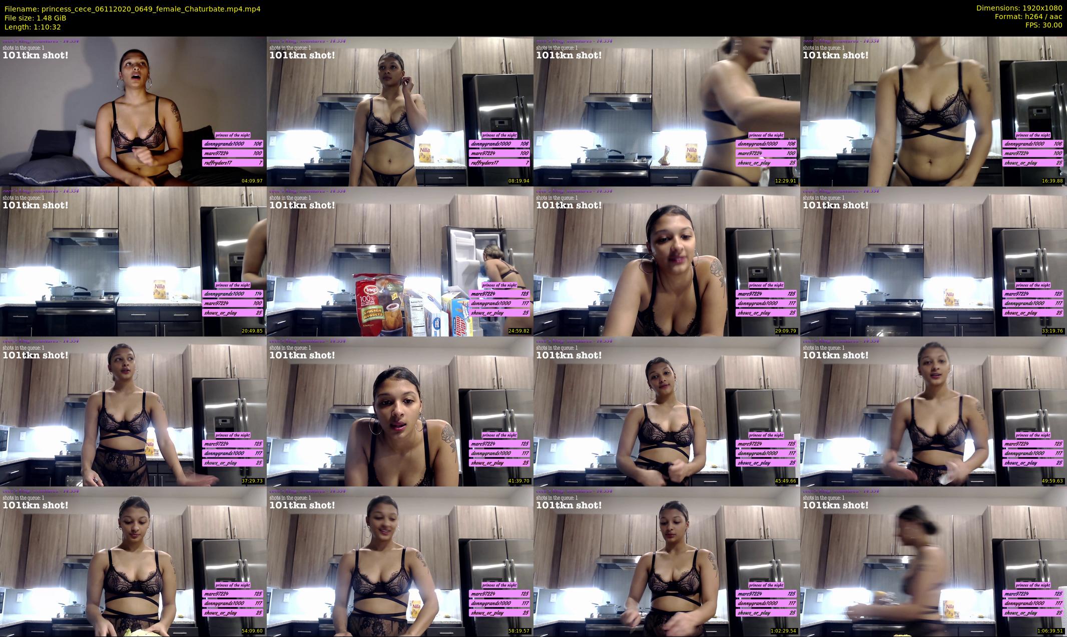 princess_cece — 71 minute Chaturbate female cam show recording, 1080p, Nov 6, 2020