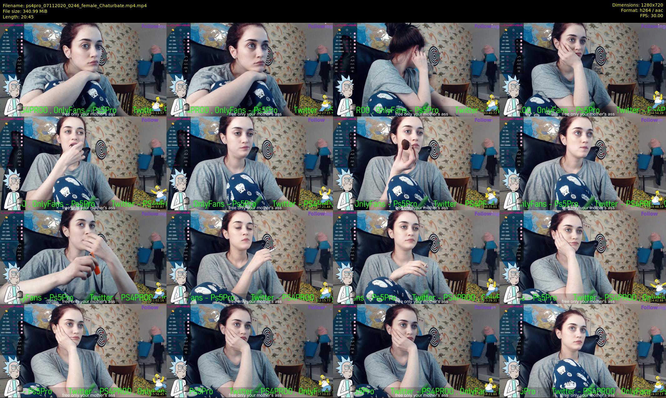 ps4pro — 21 minute Chaturbate female cam show recording, 720p, Nov 7, 2020
