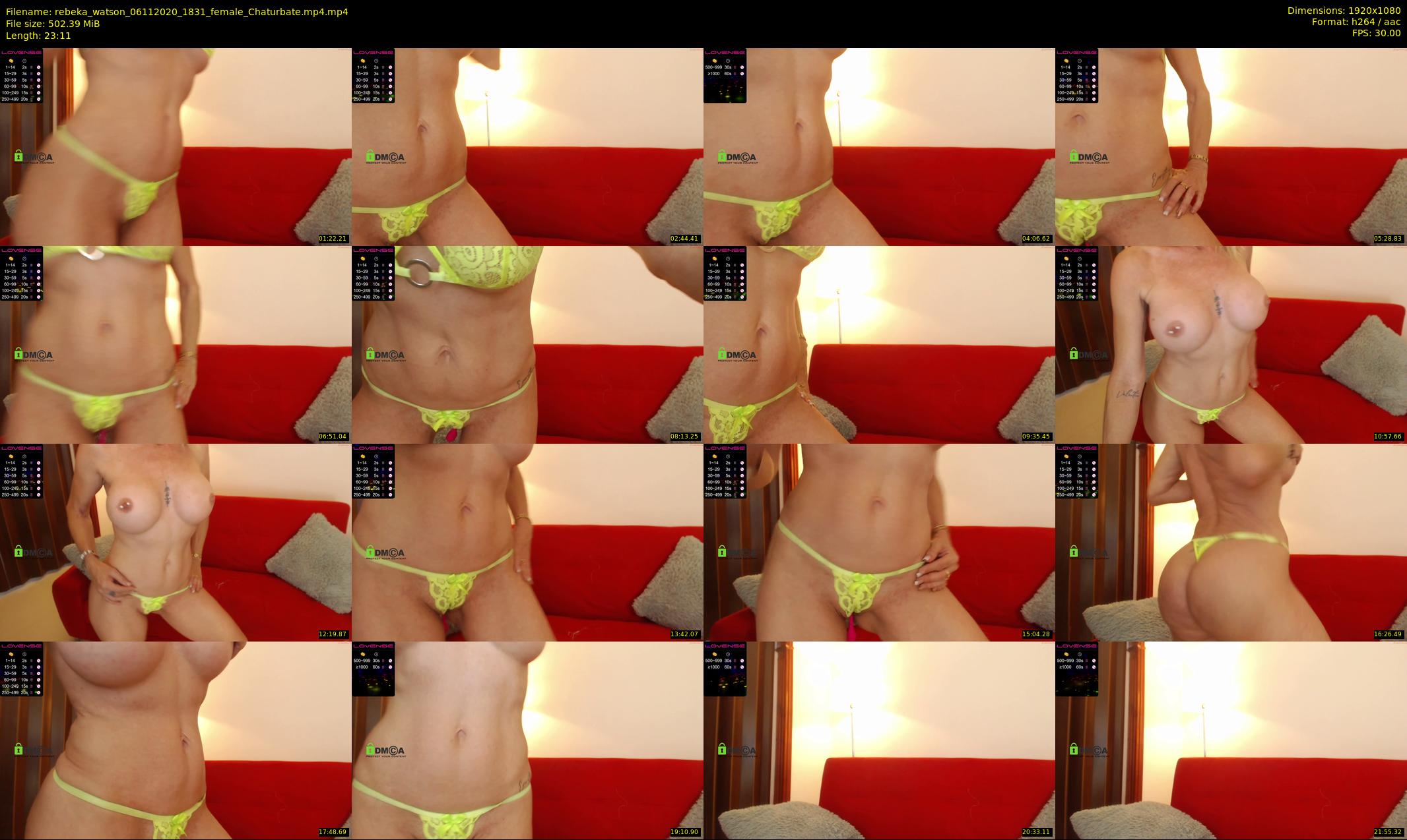 rebeka_watson — 24 minute Chaturbate female cam show recording, 1080p, Nov 6, 2020