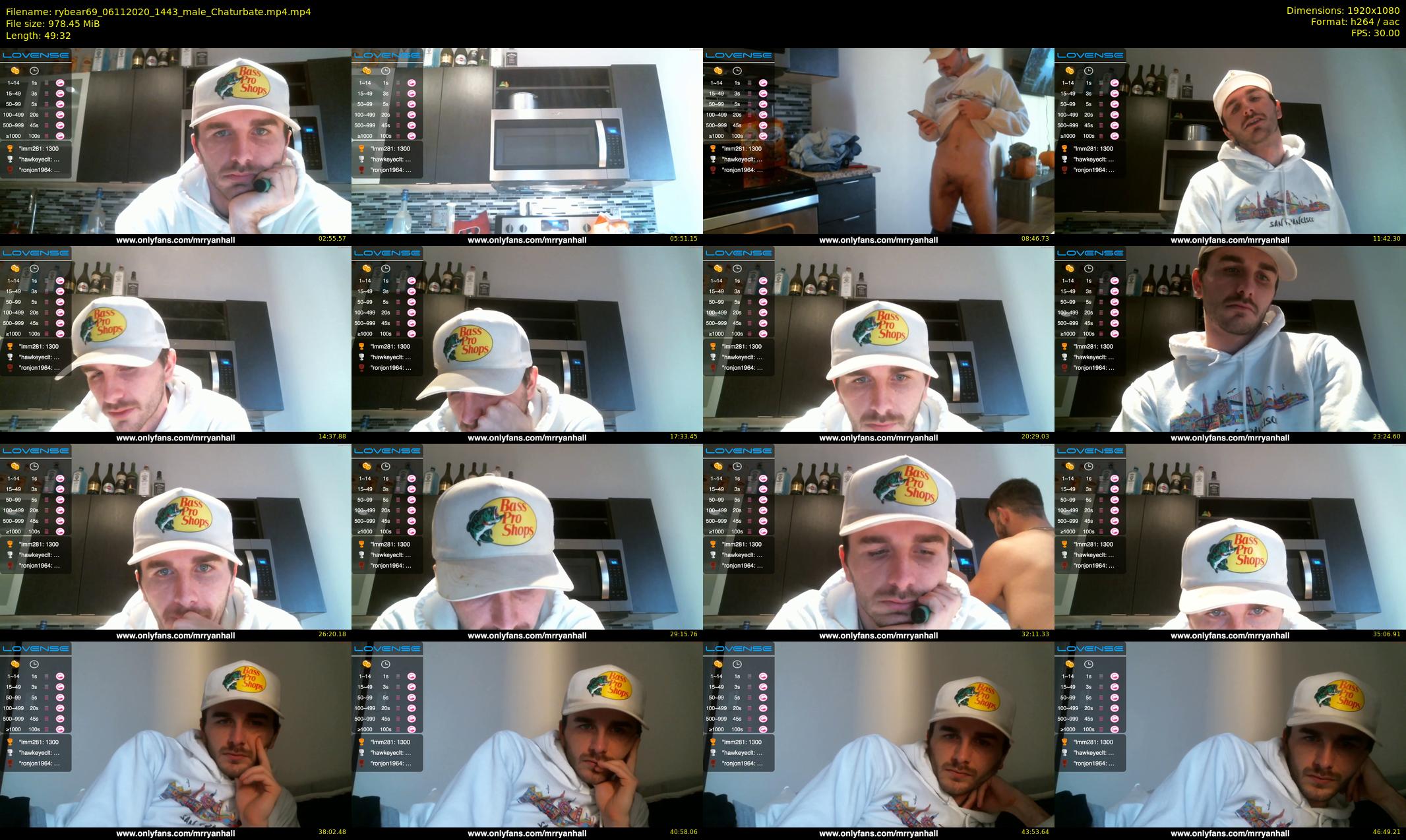 rybear69 — 50 minute Chaturbate male cam show recording, 1080p, Nov 6, 2020