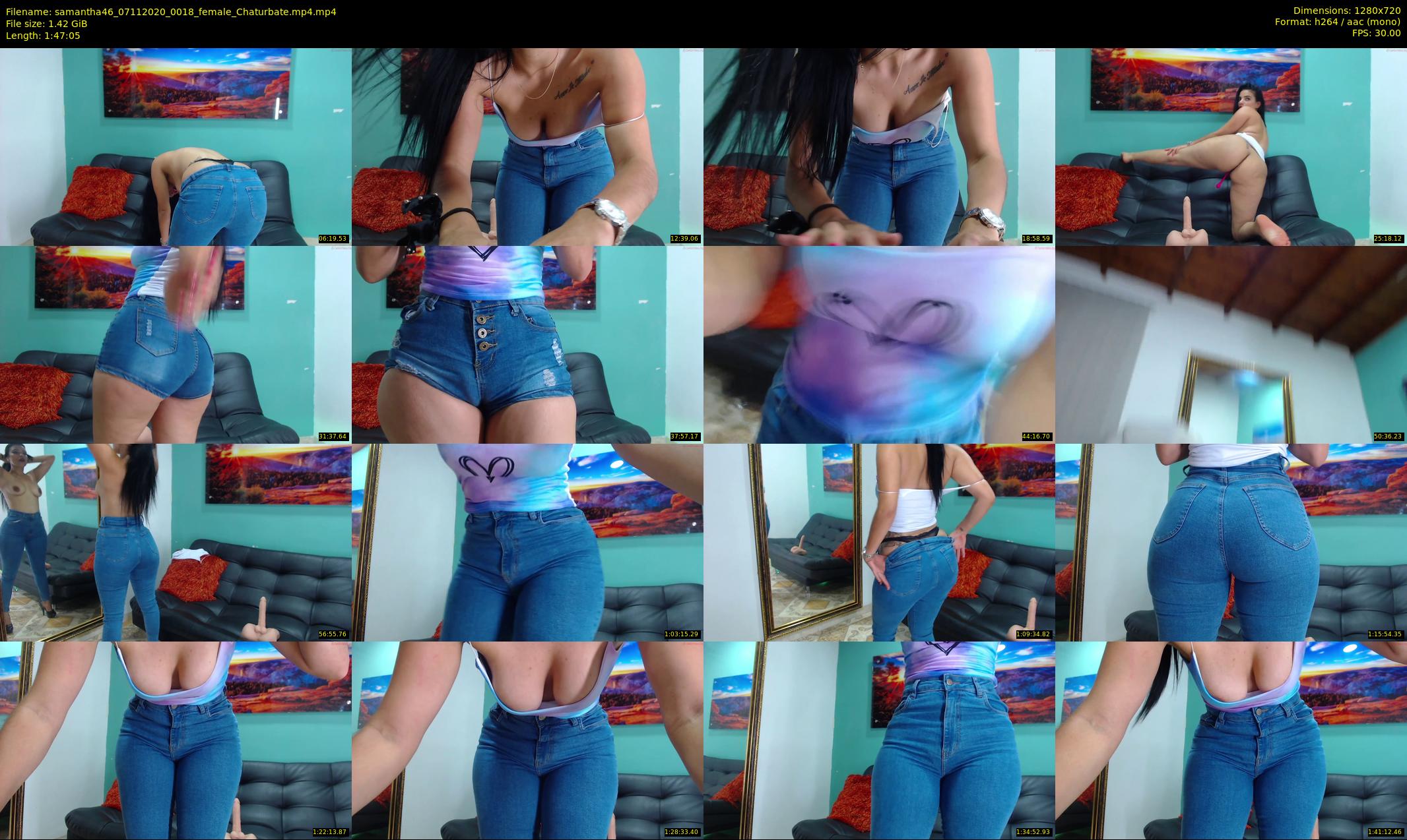 samantha46 — 108 minute Chaturbate female cam show recording, 720p, Nov 7, 2020