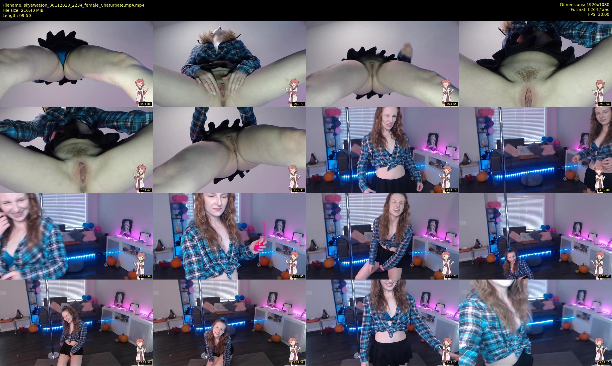 skyewatson — 10 minute Chaturbate female cam show recording, 1080p, Nov 6, 2020