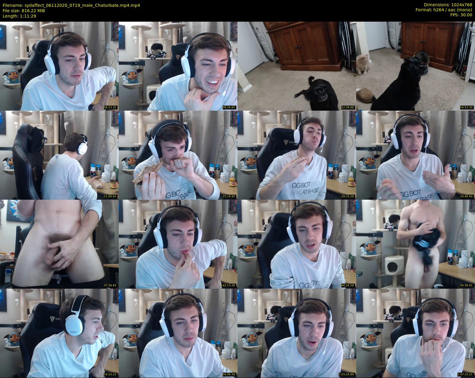 sydaffect — 72 minute Chaturbate male cam show recording, 720p, Nov 6, 2020