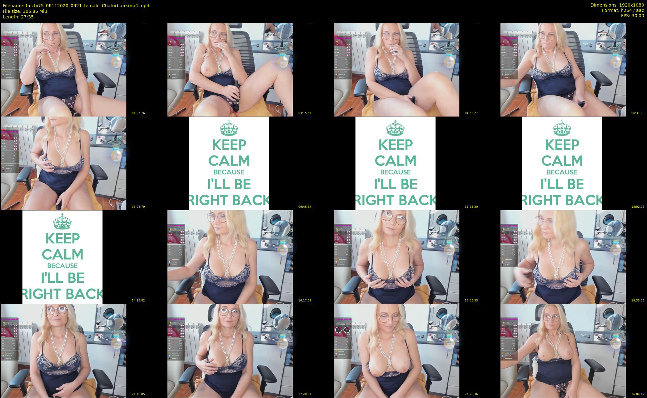 taichi75 — 28 minute Chaturbate female cam show recording, 1080p, Nov 6, 2020