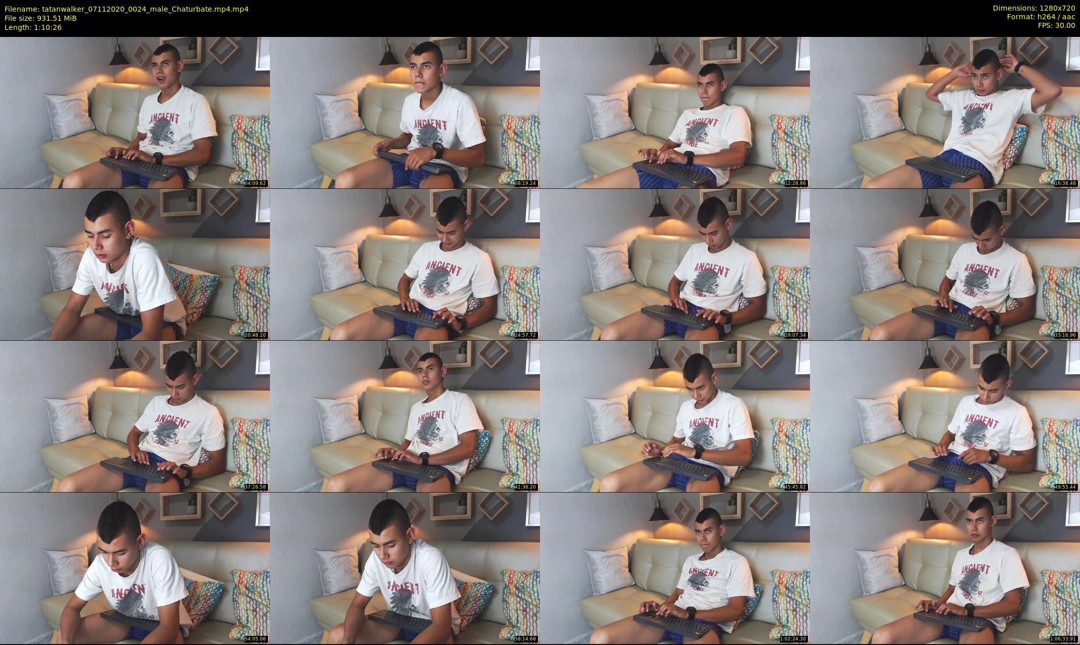 tatanwalker — 71 minute Chaturbate male cam show recording, 720p, Nov 7, 2020
