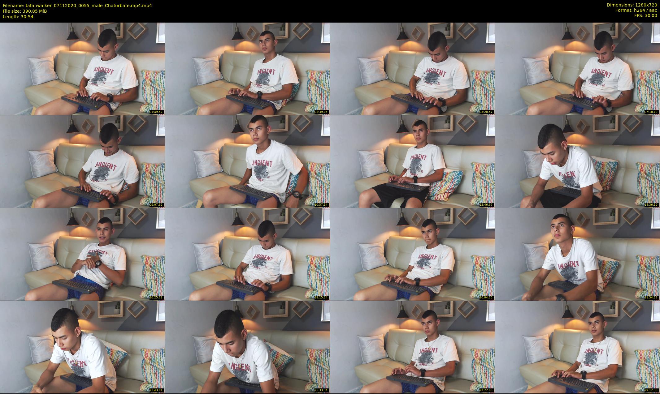 tatanwalker — 31 minute Chaturbate male cam show recording, 720p, Nov 7, 2020